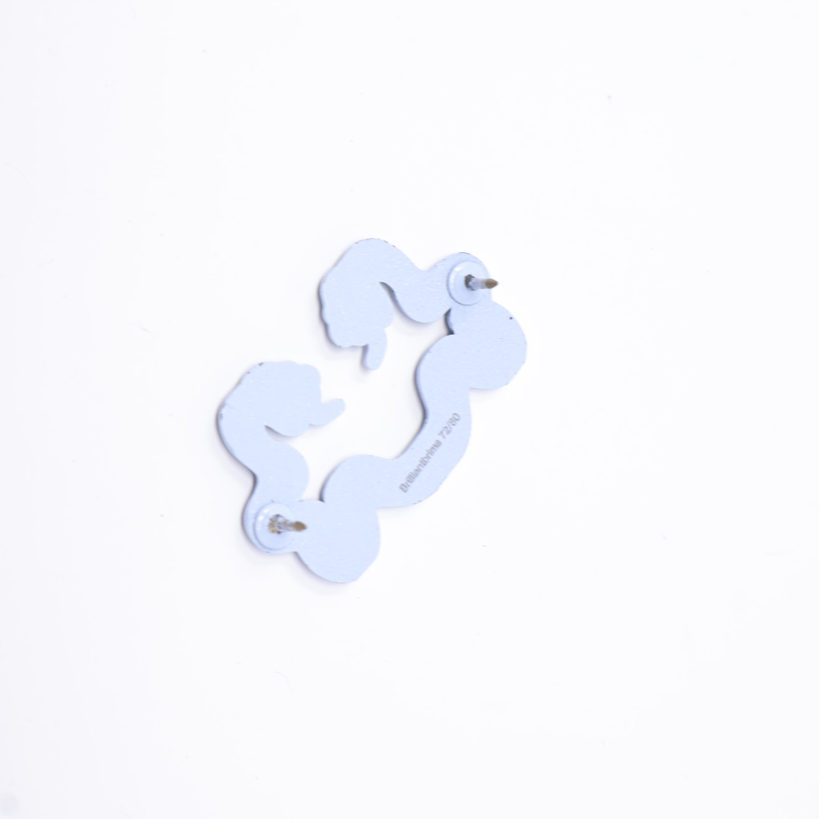 Lavender Snake MLB Logo Pin