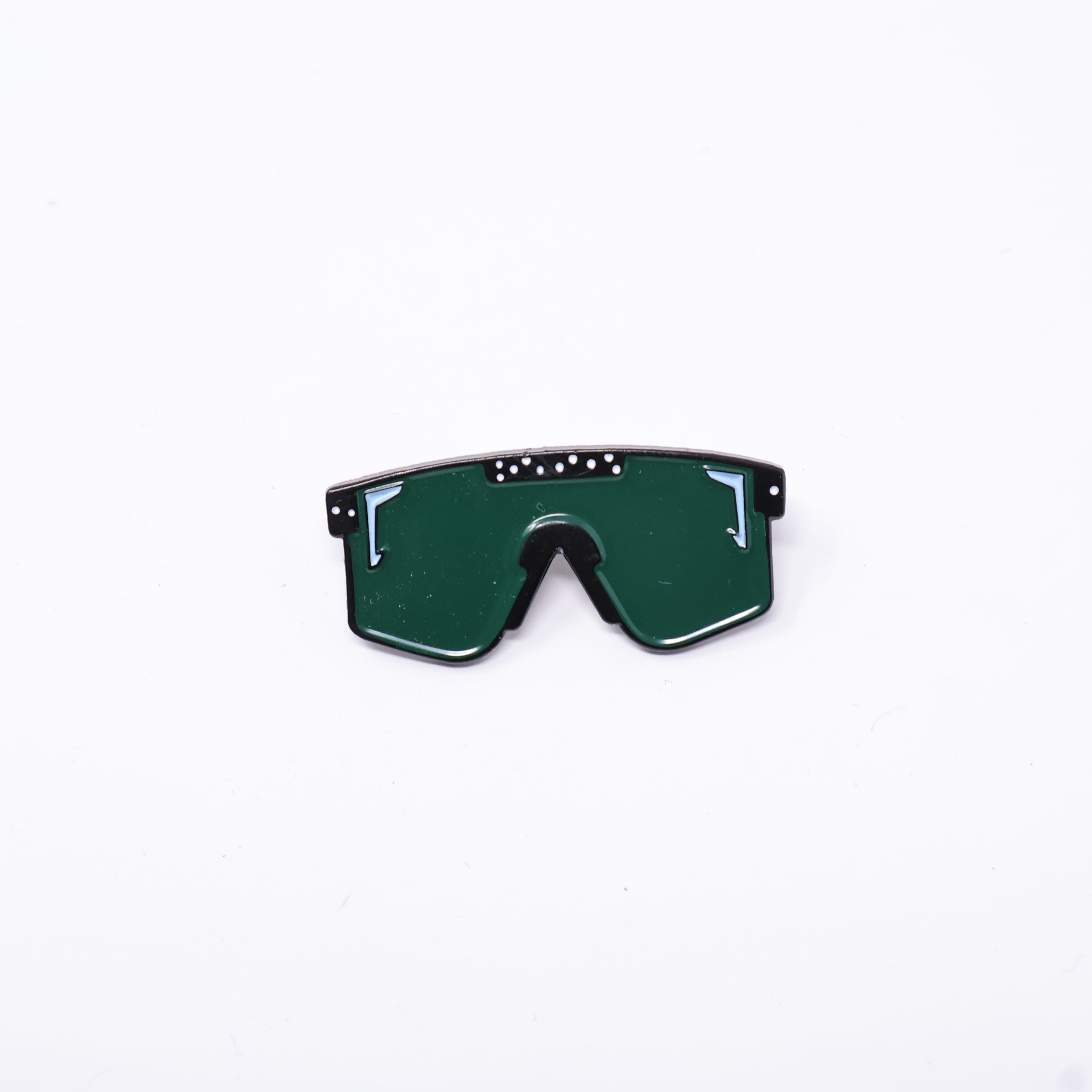 Green Sunglasses Graphic Pin