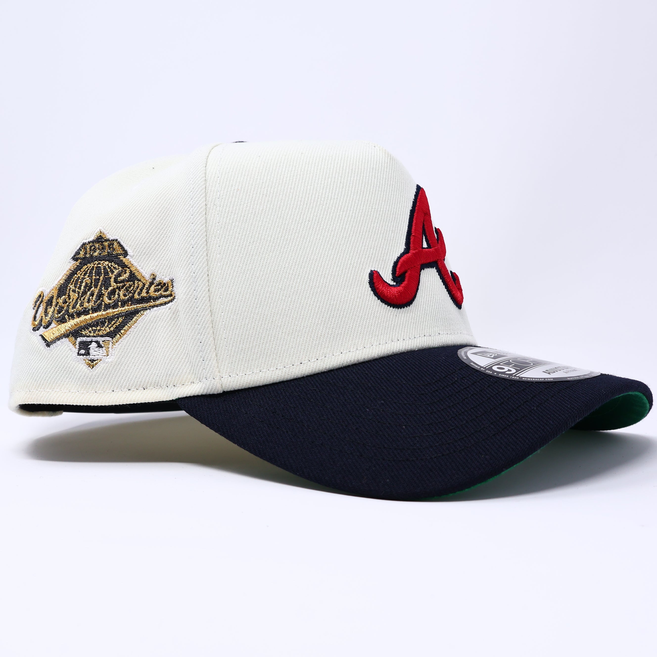 Chrome Atlanta Braves 1996 World Series New Era Adjustable One Size 9Forty A-Frame