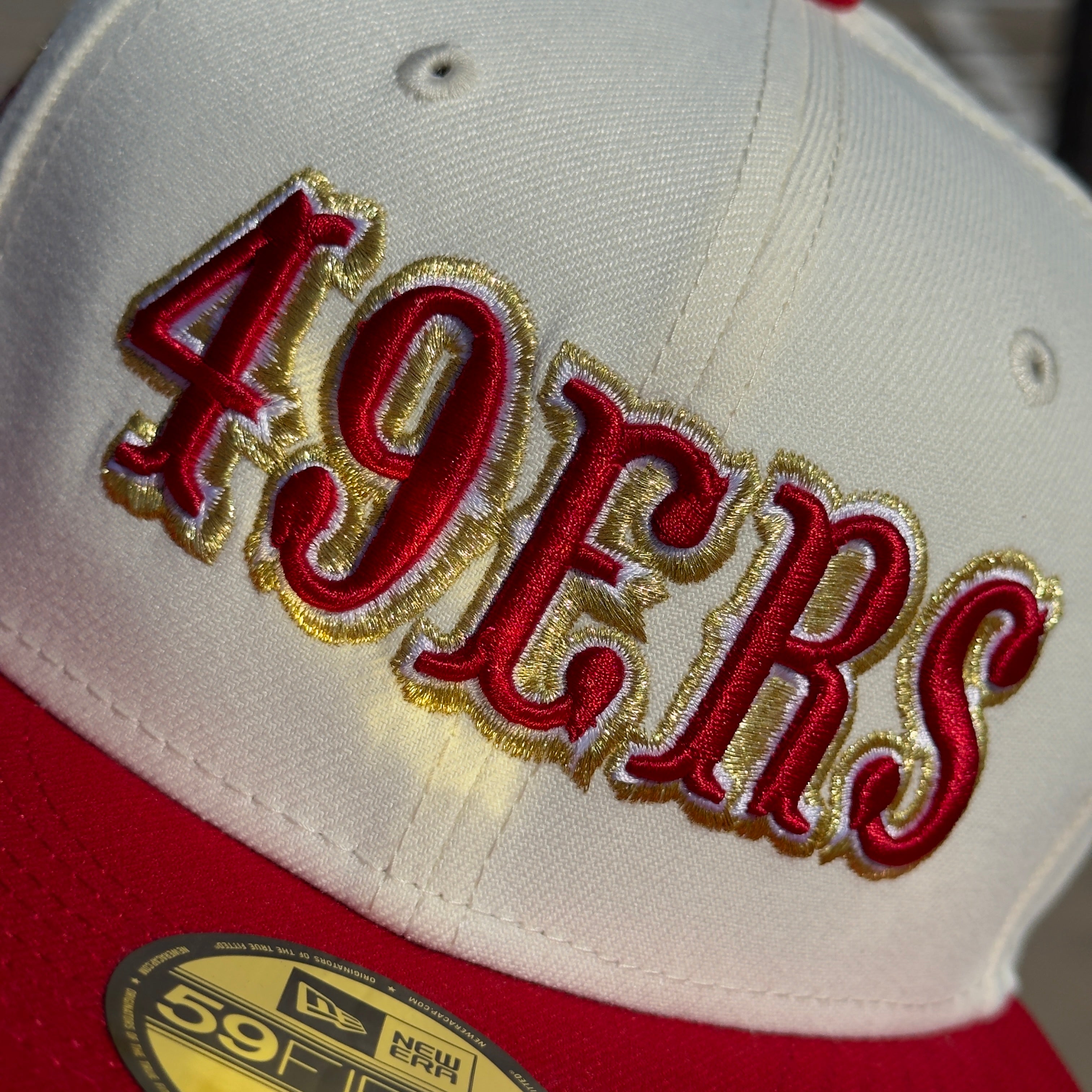 Chrome NFL San Francisco Forty Niners 49ers 59fifty Fitted Cap Hat Sun
