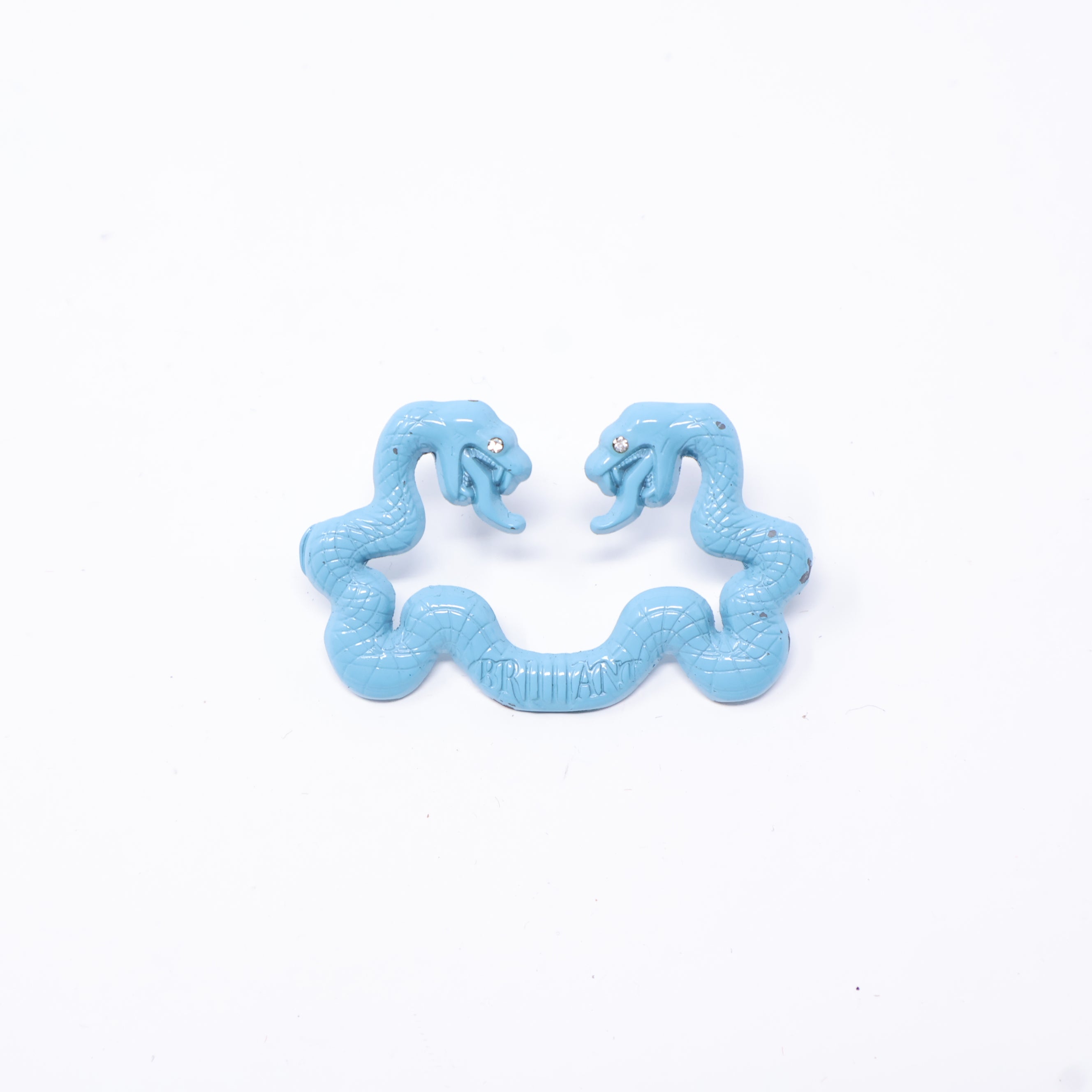 Sky Blue Snake MLB Logo Pin