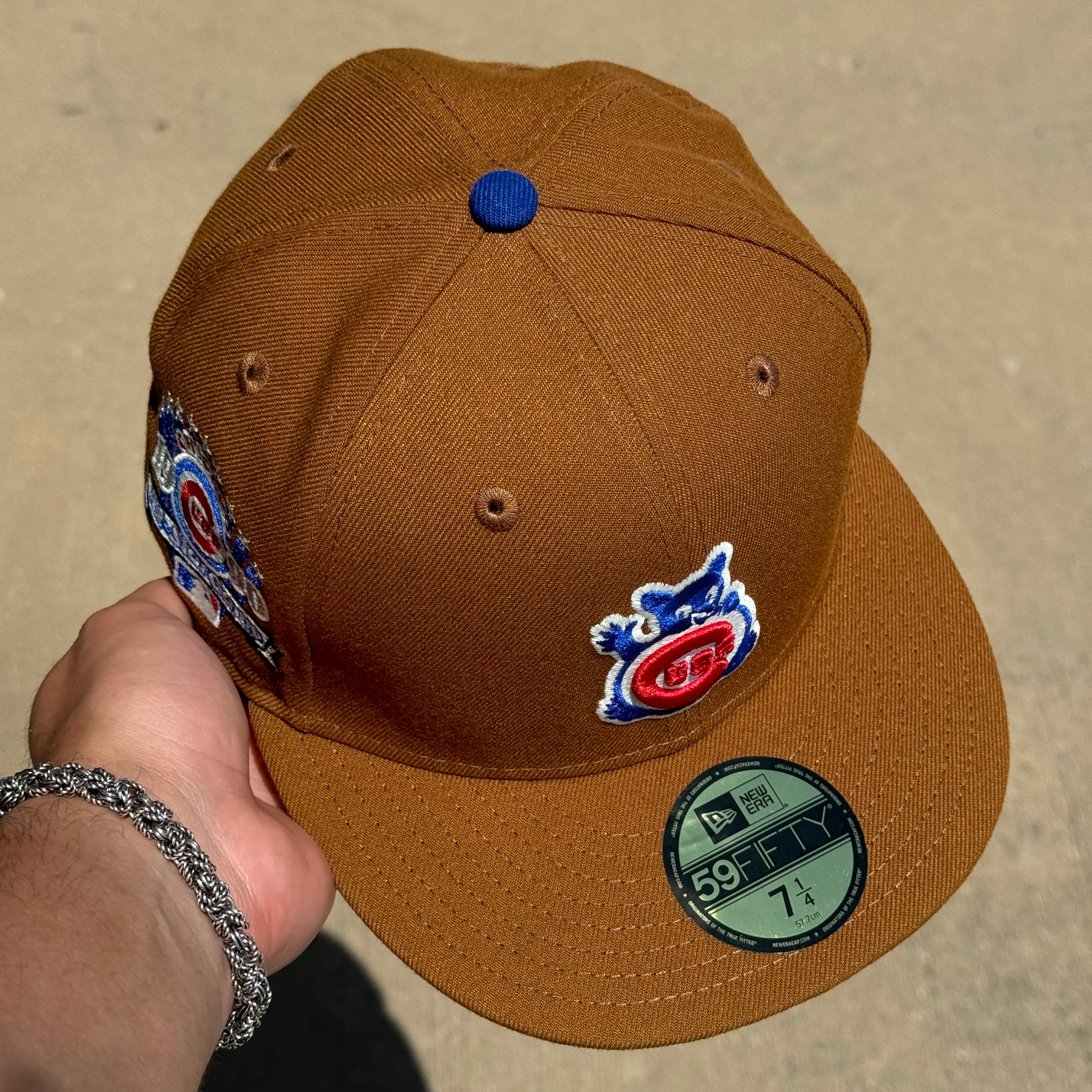 Bronze Chicago Cubs 1990 All Star Game 59fifty New Era Fitted Hat Cap