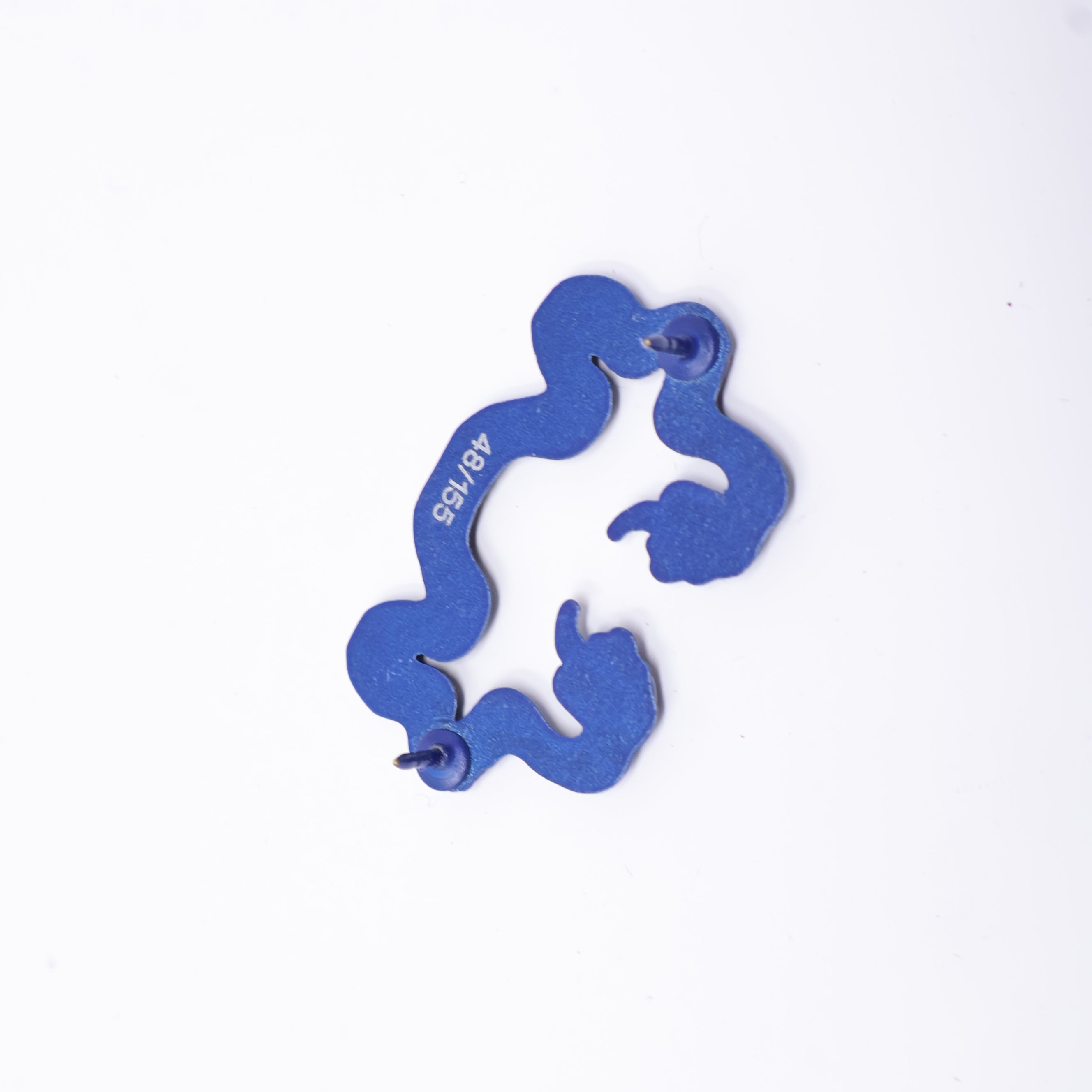 Navy Snake MLB Logo Pin
