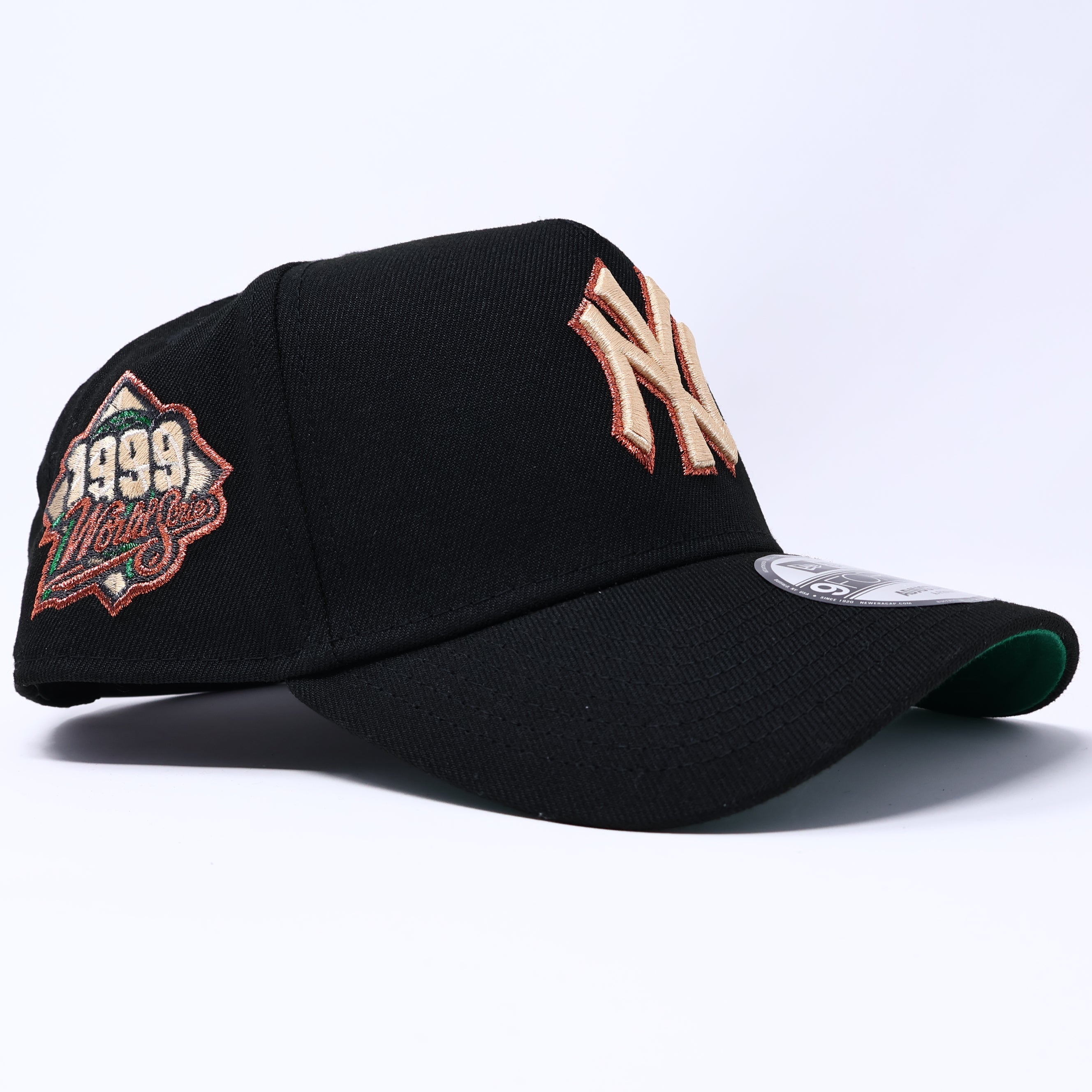 NWT Black New York Yankees 1999 World Series 9Forty New Era Adjustable Snapback Hat 5 Panel