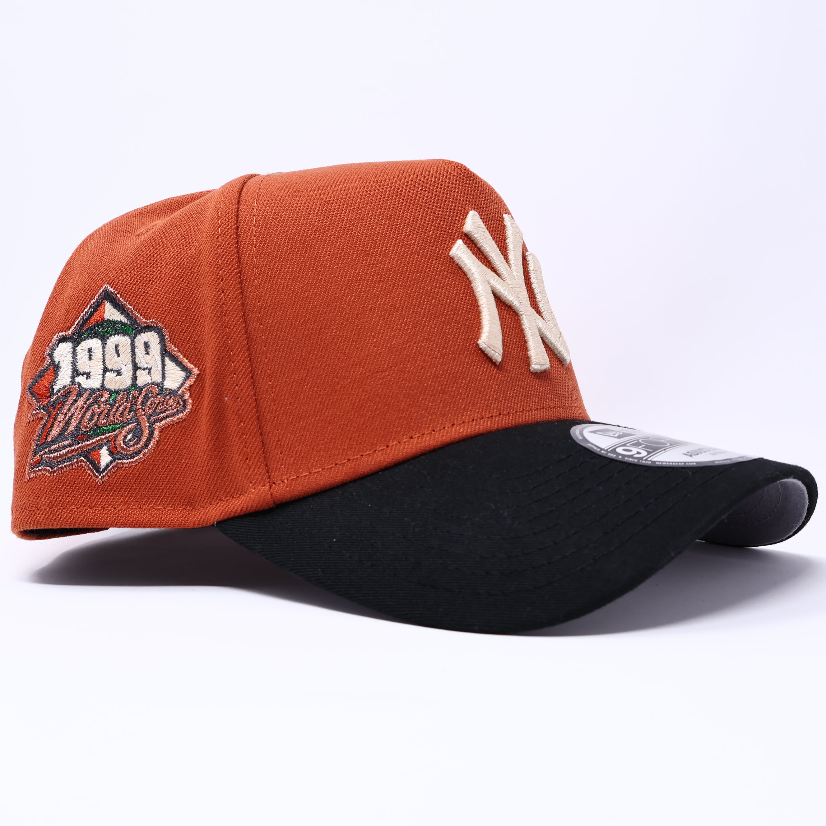NWT Orange New York Yankees 1999 World Series 9Forty New Era Adjustable Snapback Hat