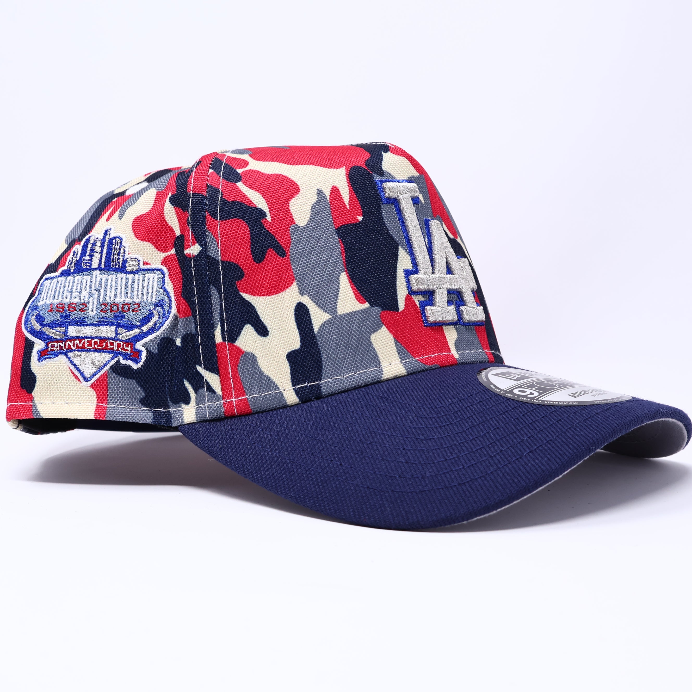 NWT Multicolor Los Angeles Dodgers 40th Anniversary 9Forty New Era Adjustable Hat
