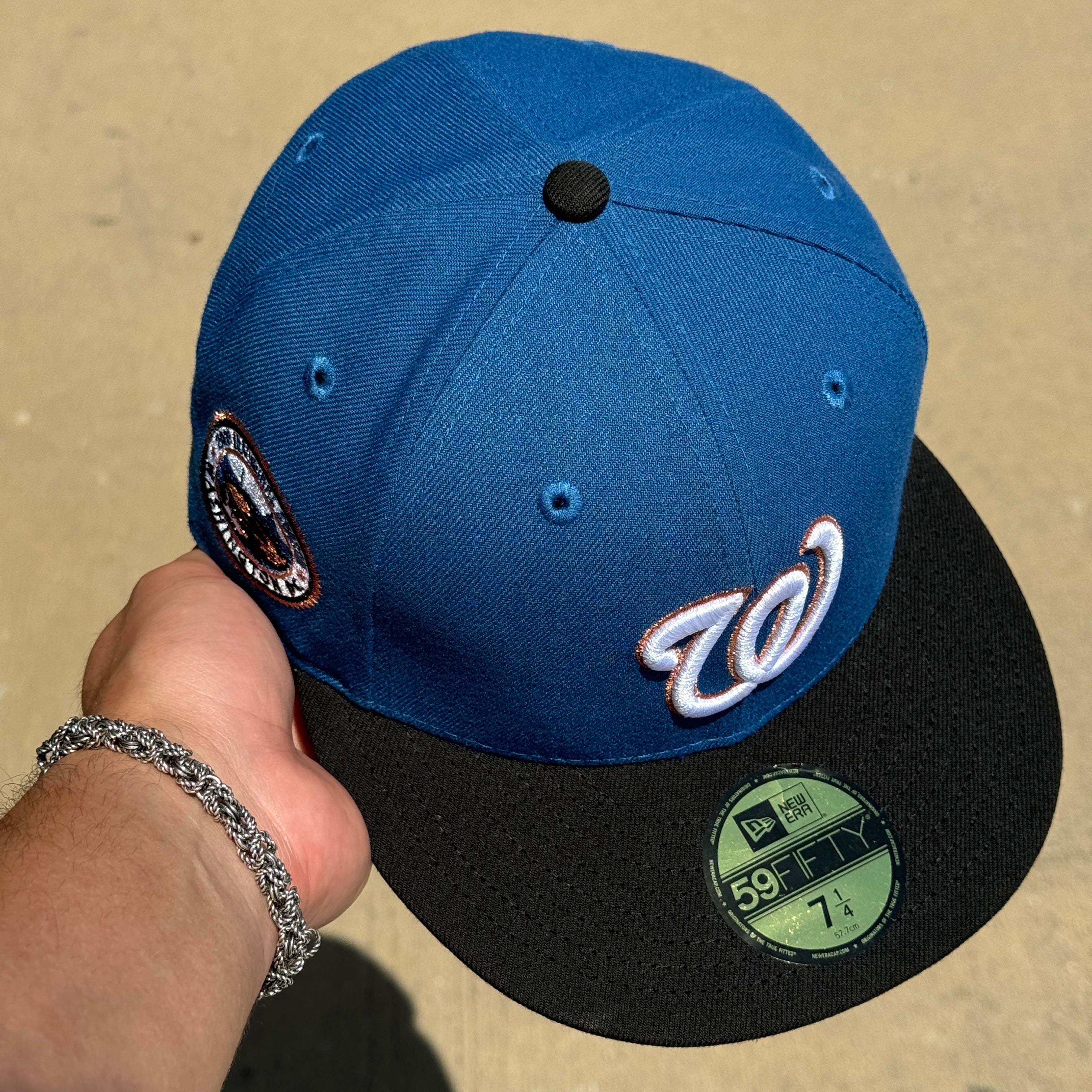 Blue Washington Nationals 2008 Inaugural Season 59fifty New Era Fitted Hat Cap