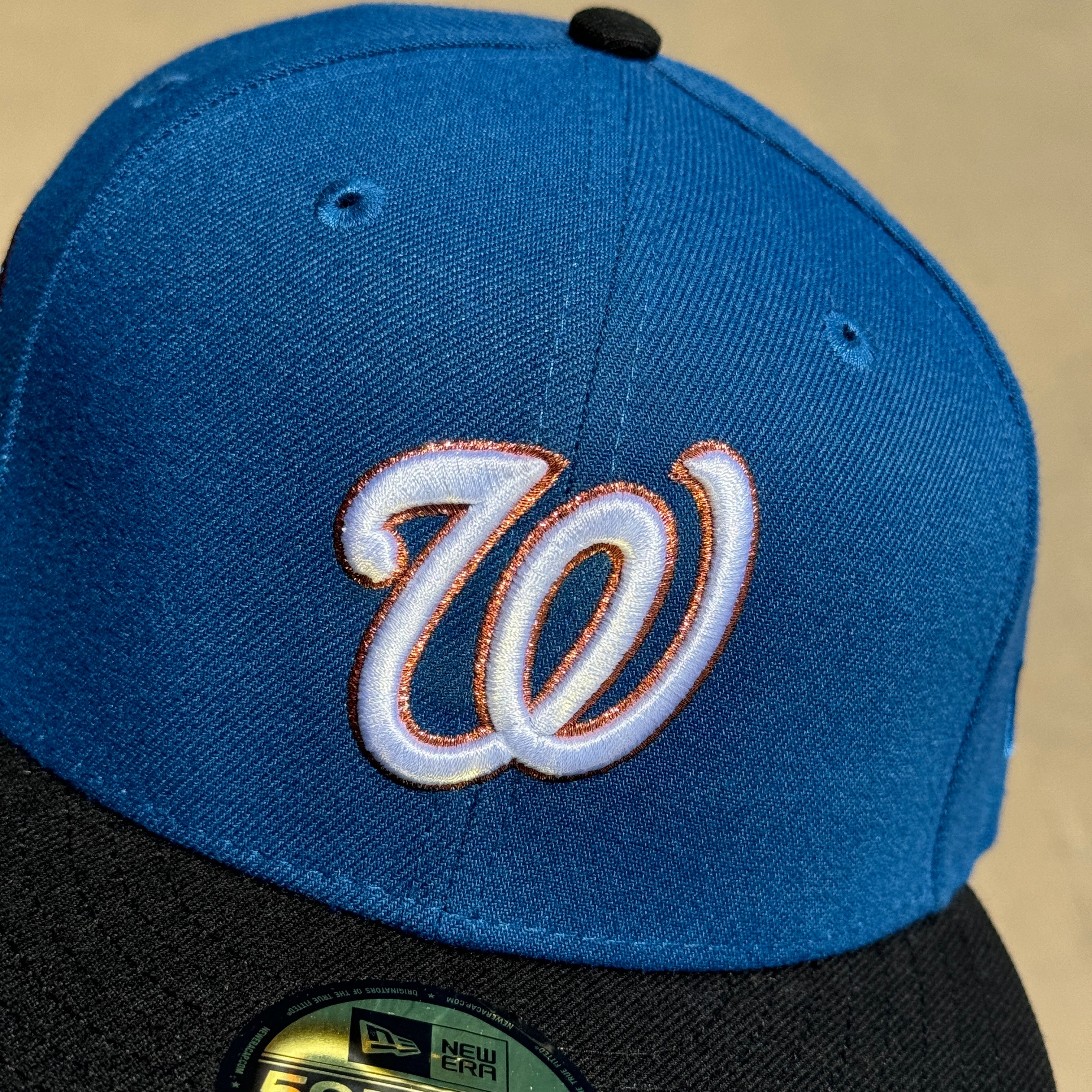 Blue Washington Nationals 2008 Inaugural Season 59fifty New Era Fitted Hat Cap