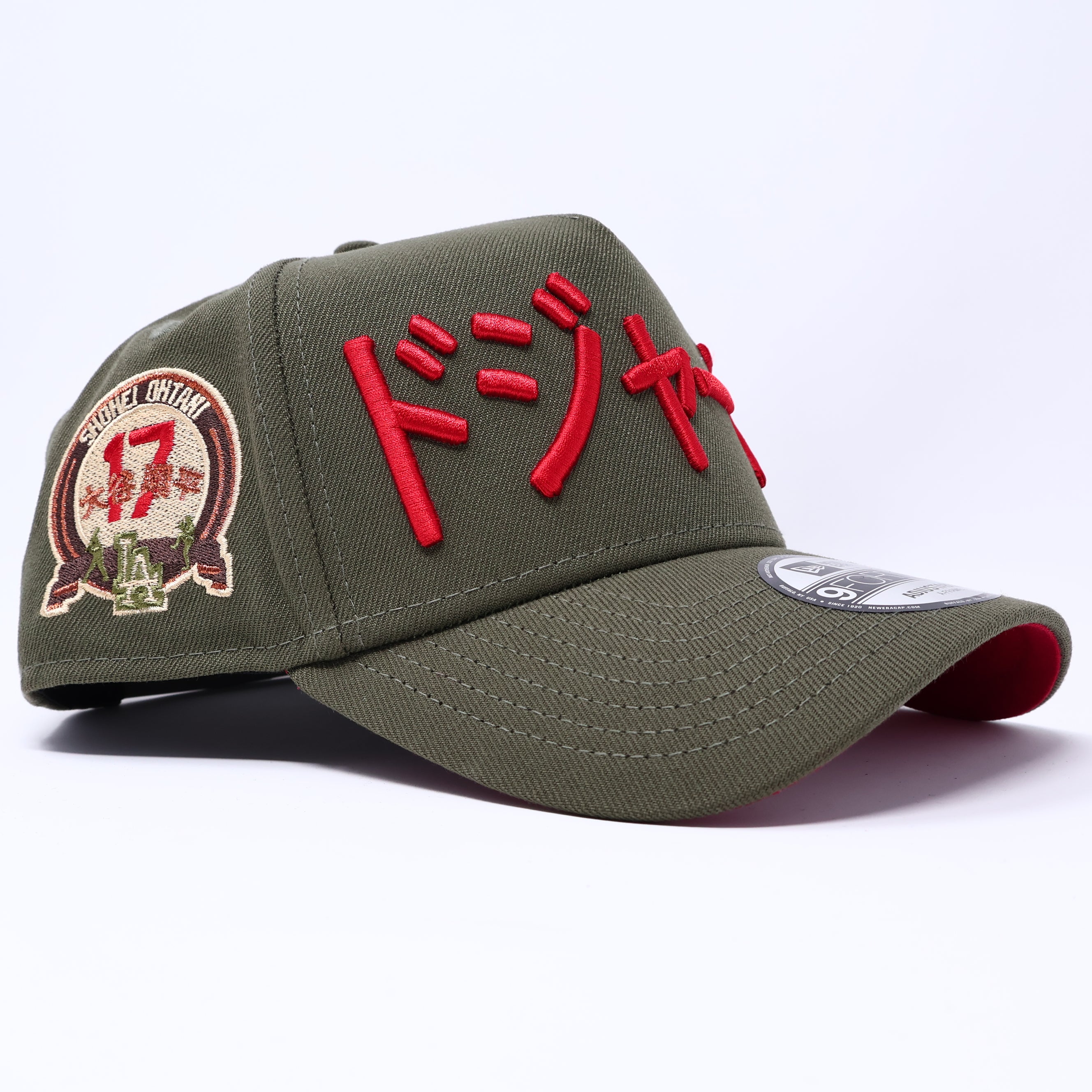 NWT Green Los Angeles Dodgers Kanji Shohei Ohtani 9Forty New Era Adjustable Snapback Hat