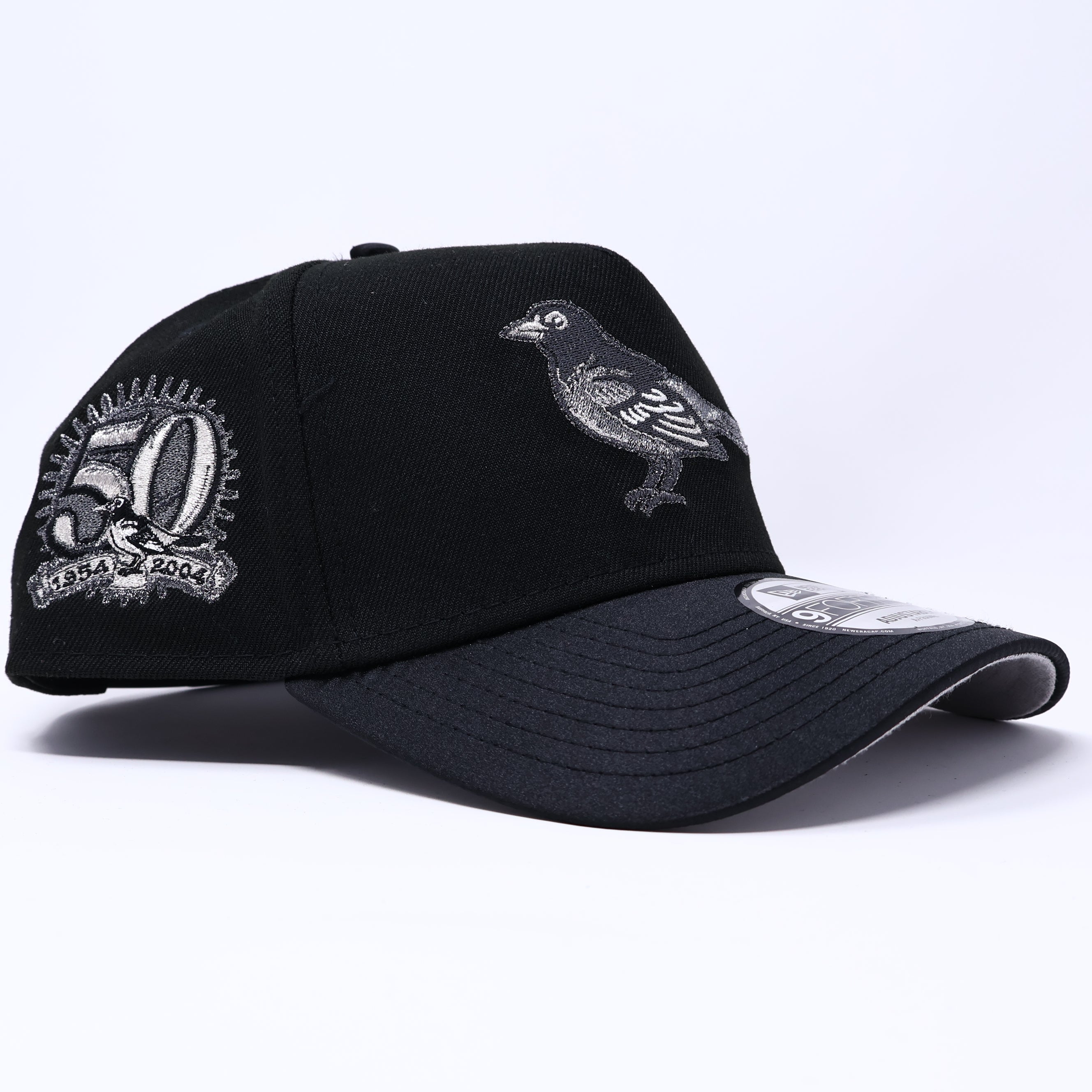 NEW Black Baltimore Orioles 50th Anniversary 9Forty Adjustable One Size A-Frame