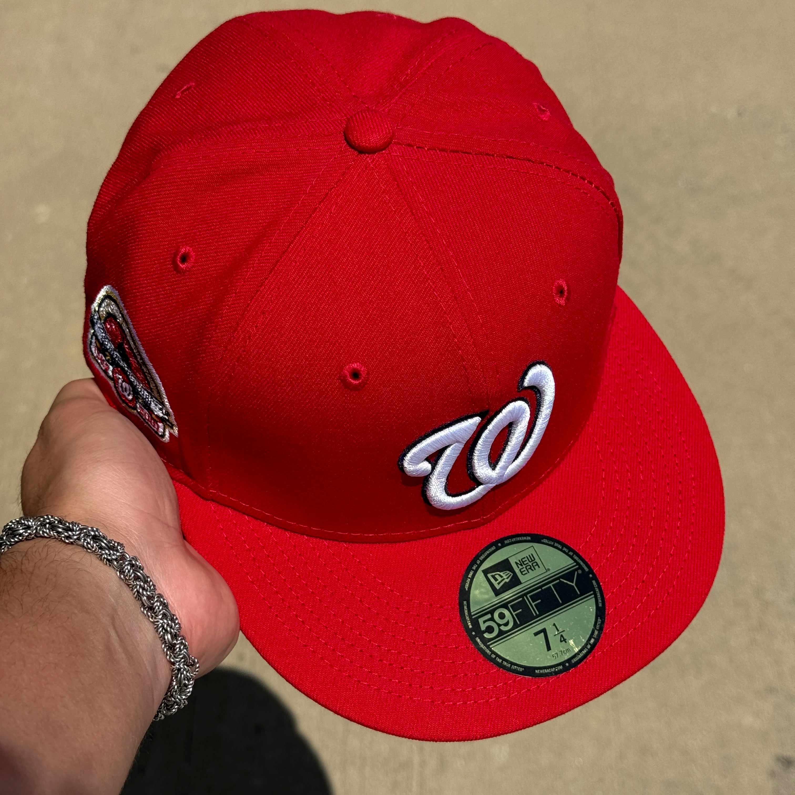 Red Washington Nationals Kennedy Memorial 59fifty New Era Fitted Hat Cap