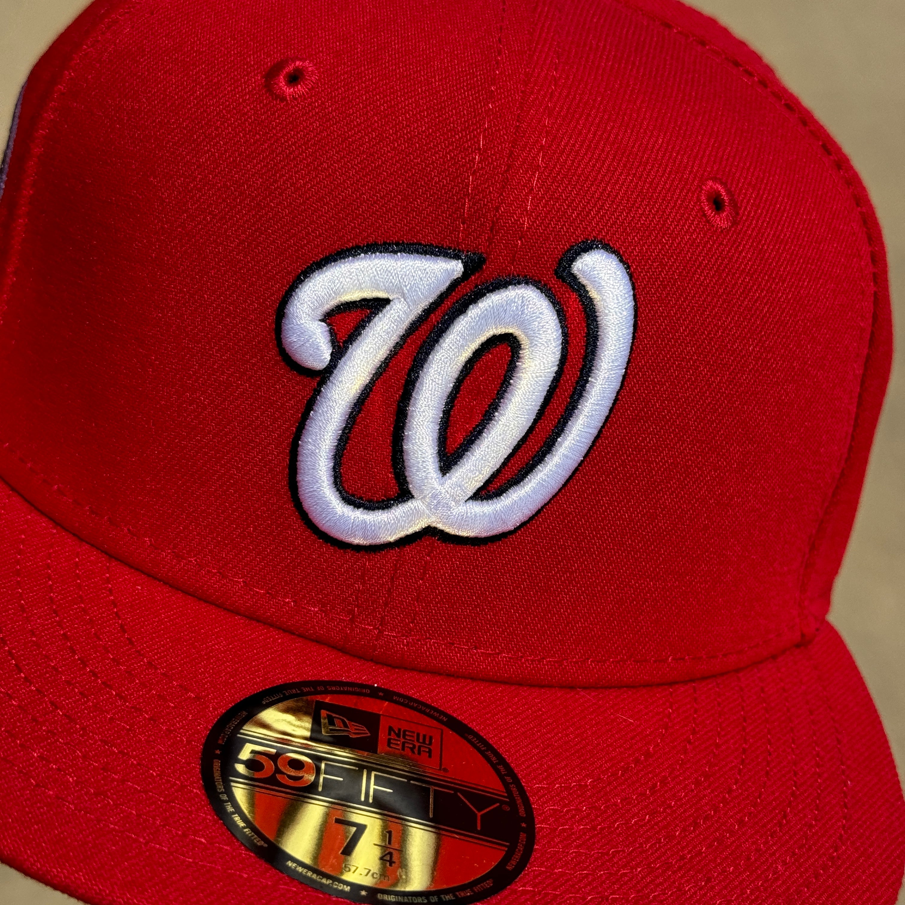 Red Washington Nationals Kennedy Memorial 59fifty New Era Fitted Hat Cap