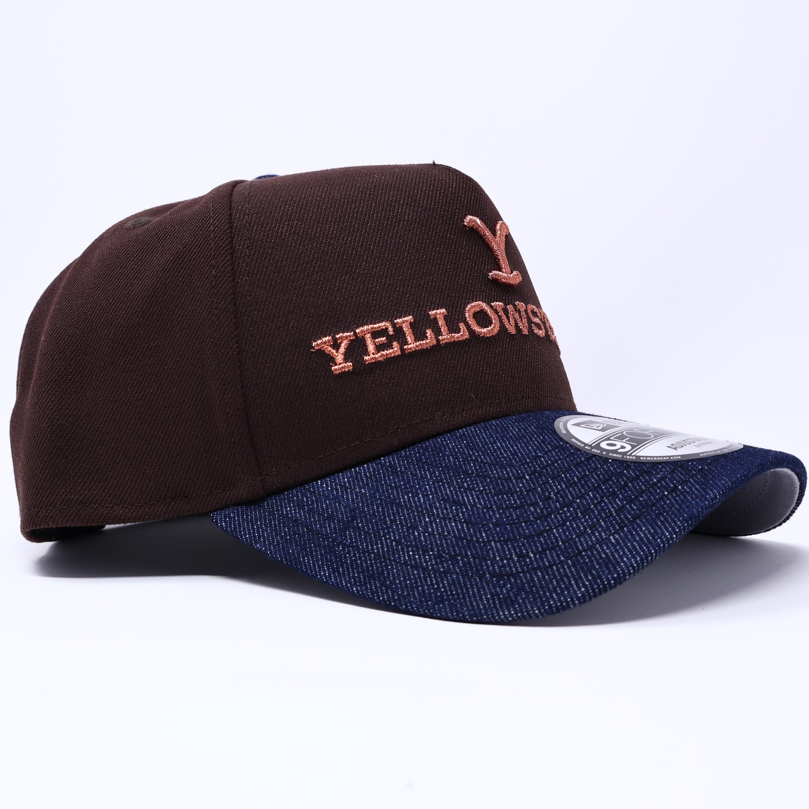 NWT Brown Yellowstone Dutton Ranch 9Forty New Era Adjustable Snapback Hat 5 Panel