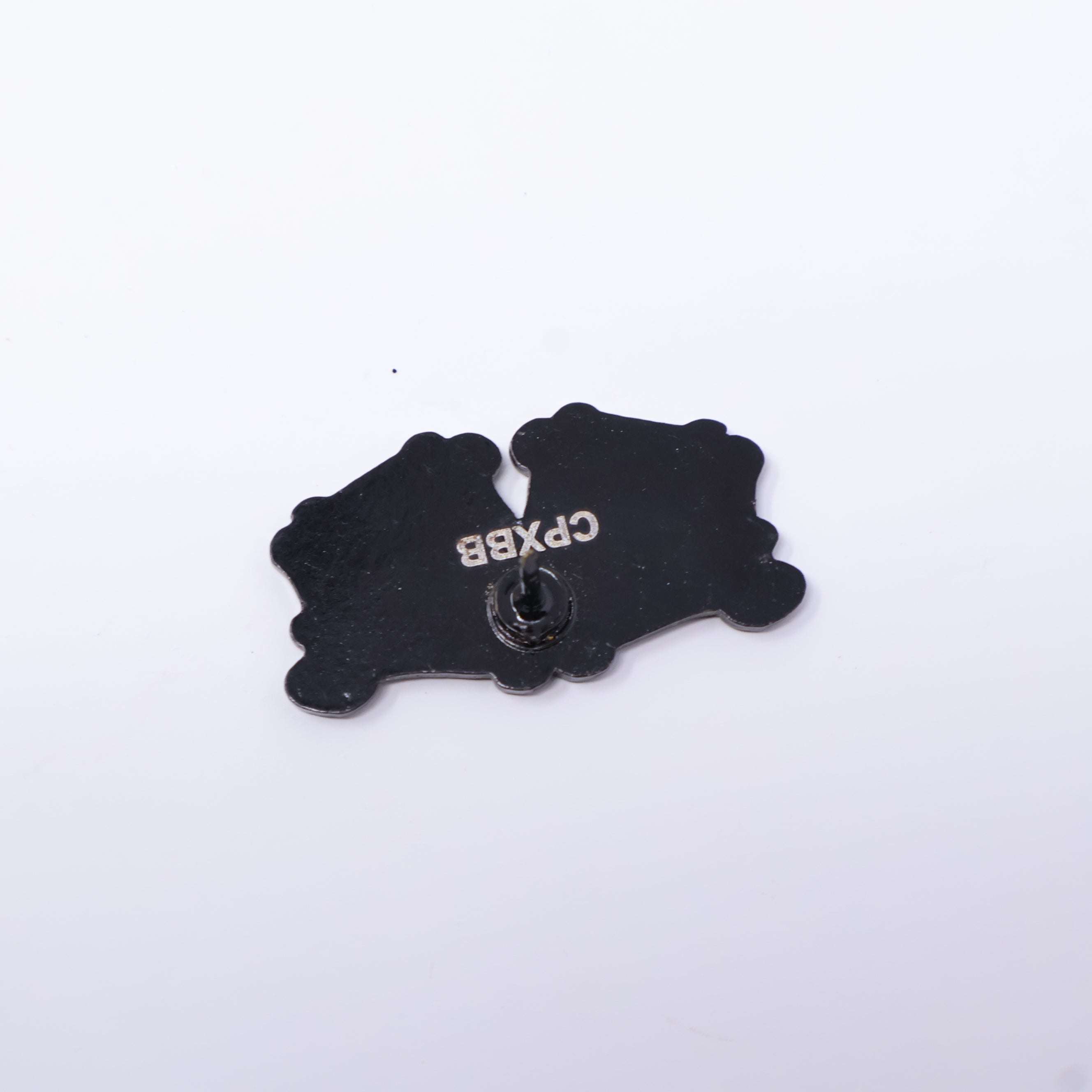 Conchis Bone Design/Black Glitter Sunglasses Visor Graphic Pin