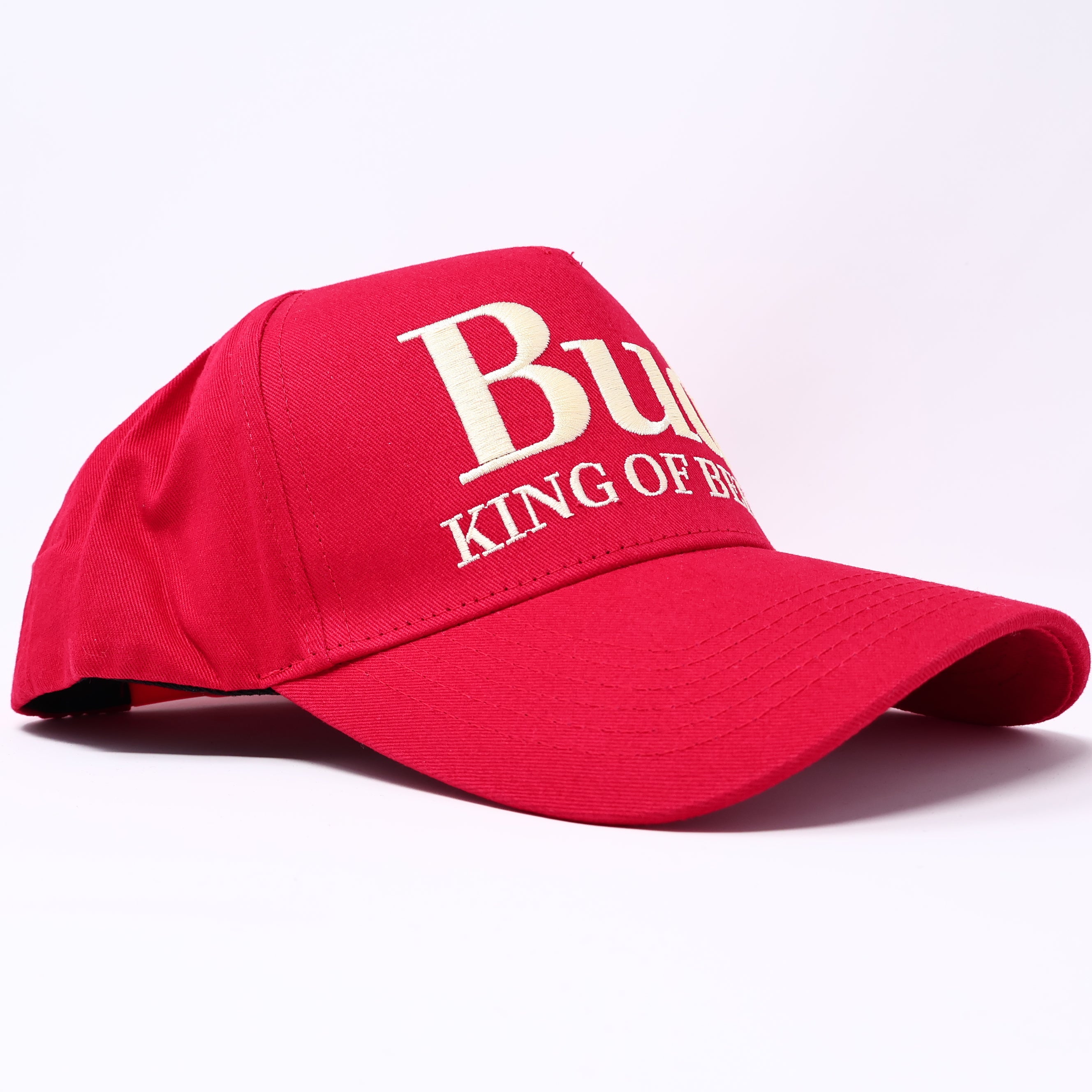 NWT BudWeiser Red Baseball Cap Hat Adjustable Beer Logo Classic Mens Womens Fashion