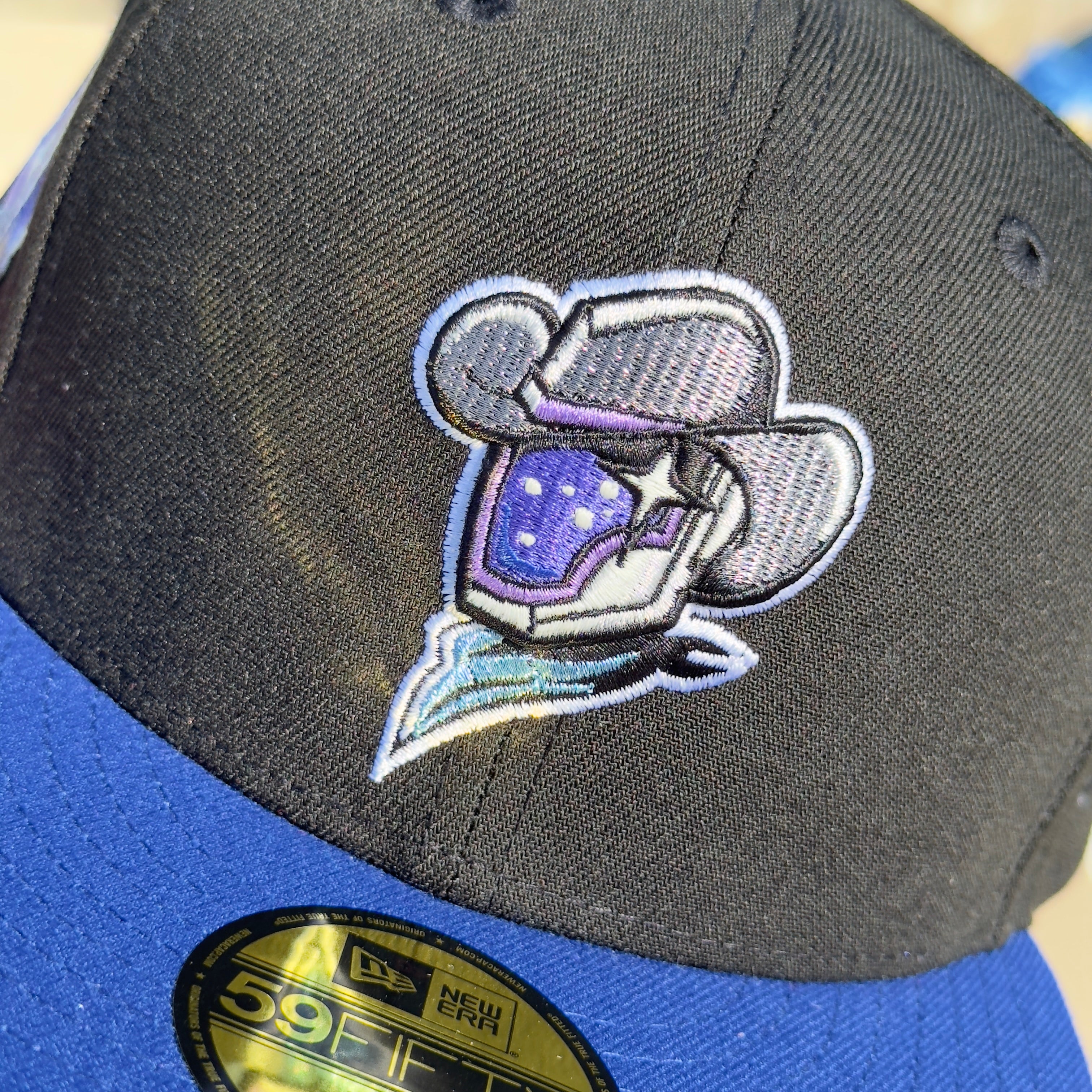 7 5/8 Sugarland Space Cowboys MiLB 59fifty New Era Fitted Cap Hat Sun