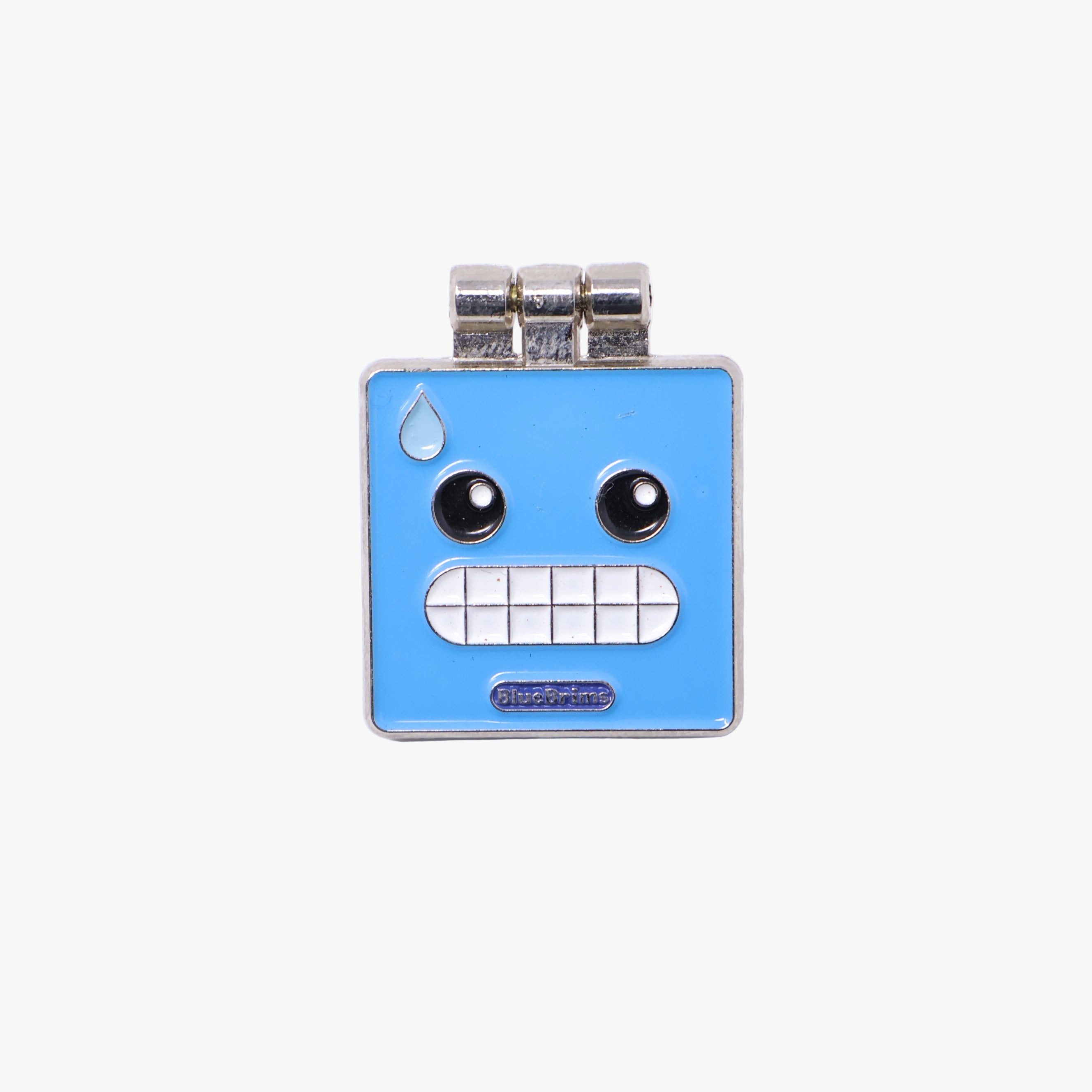 Blue Square Gameboy Graphic Pin