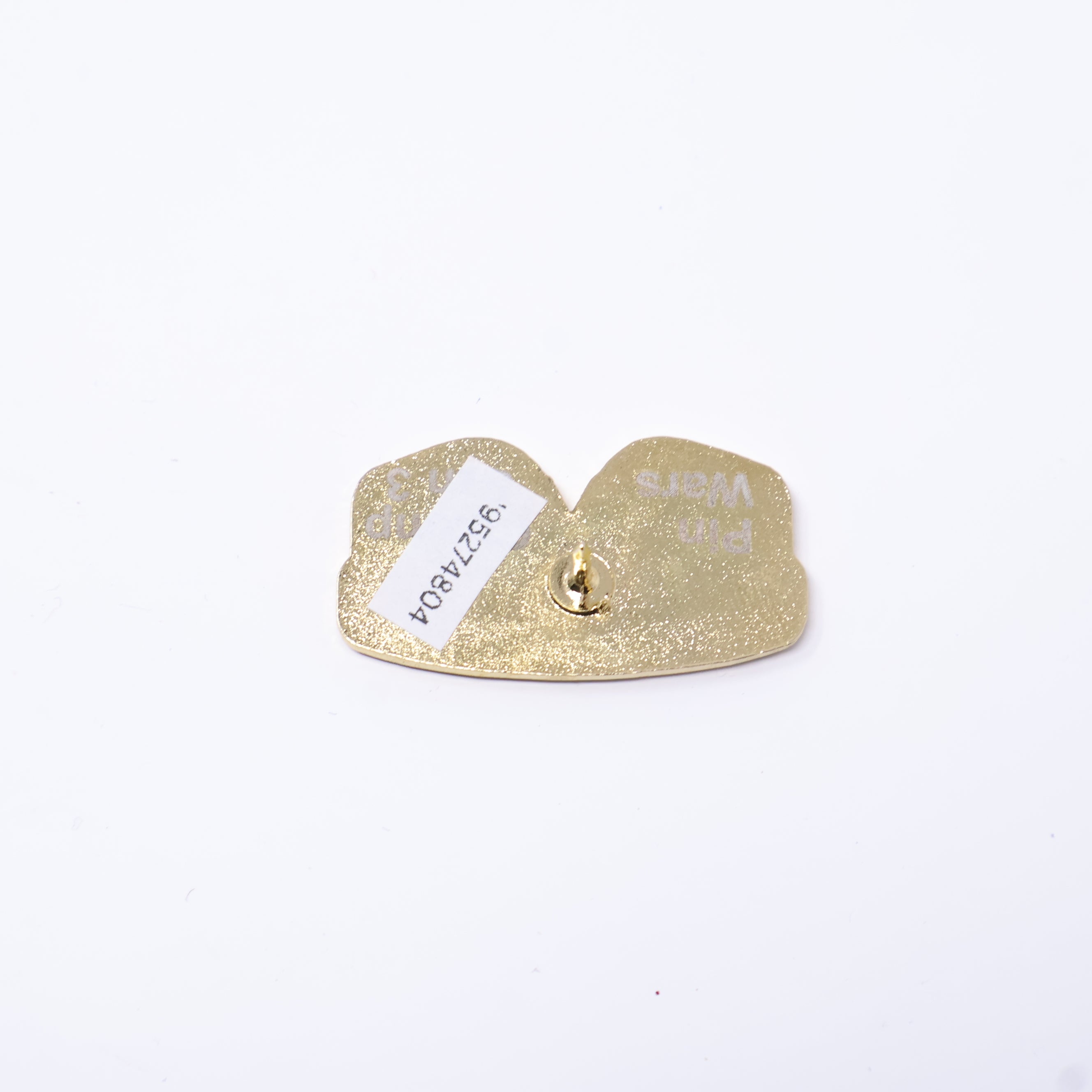 Gold Chonchi Sunglasses White Rhinestone Graphic Pin