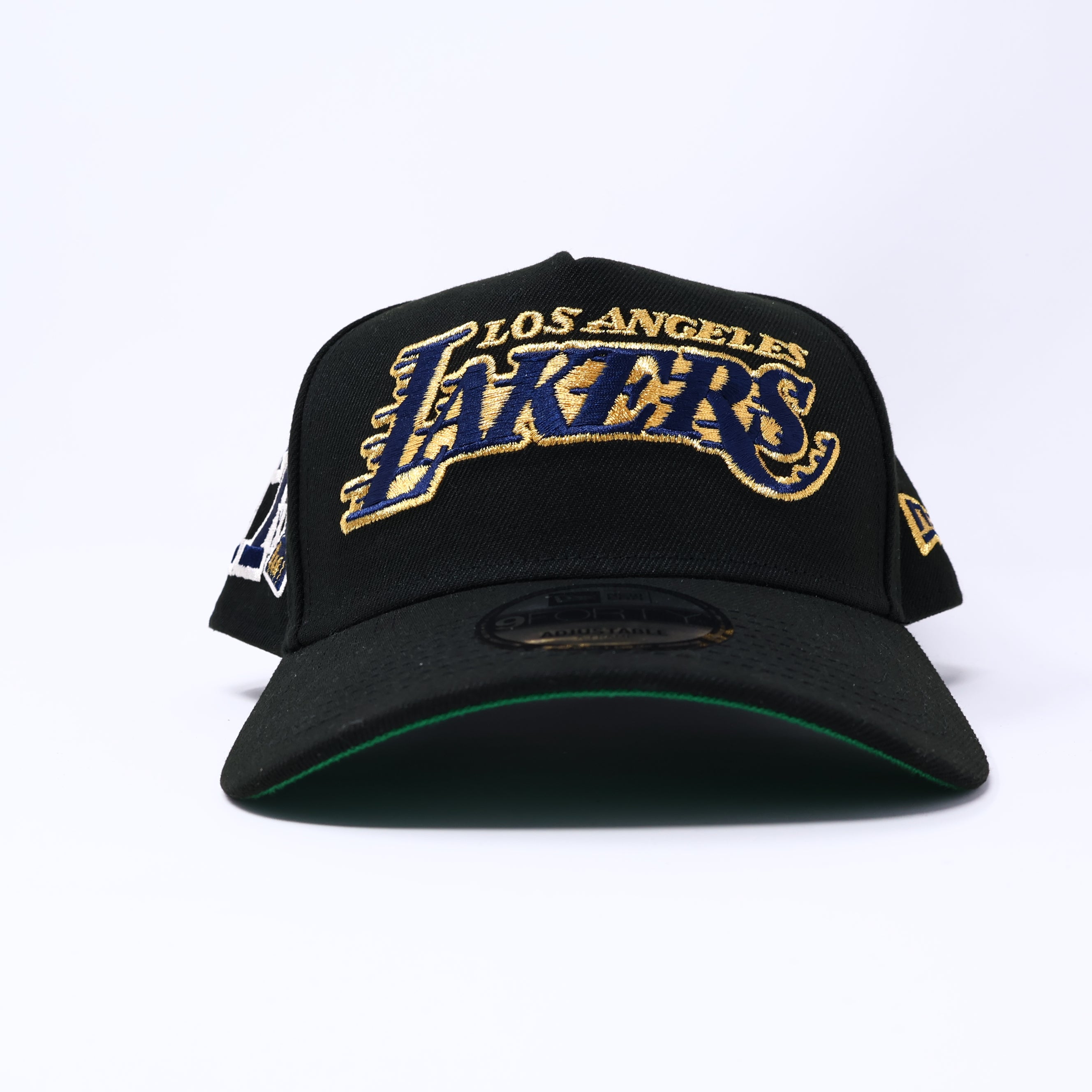 NWT Black Los Angeles Lakers 9Forty New Era Adjustable Snapback Hat 5 Panel
