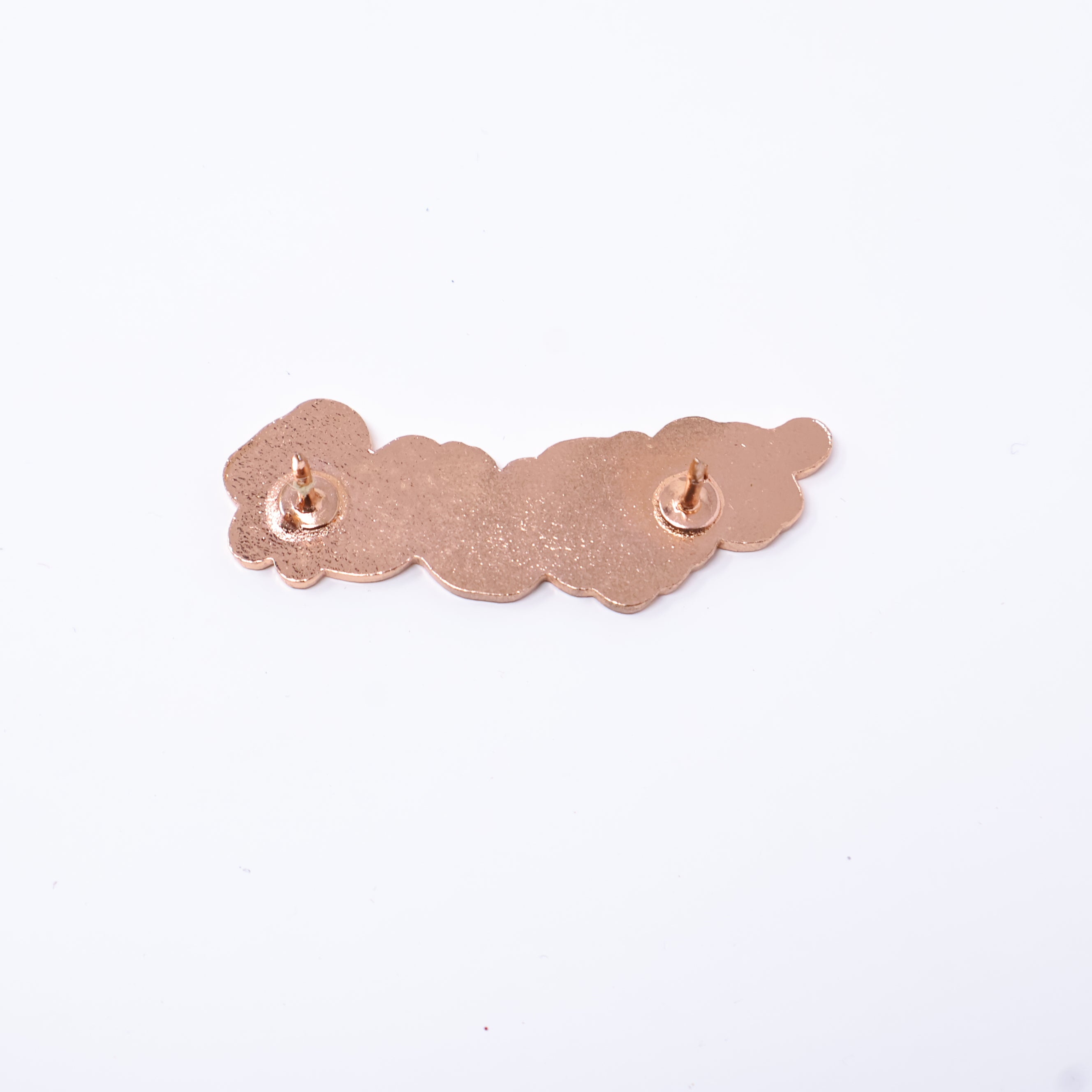 White Lux PLUA (Peace, Love, Unity, Aloha) Script Pin