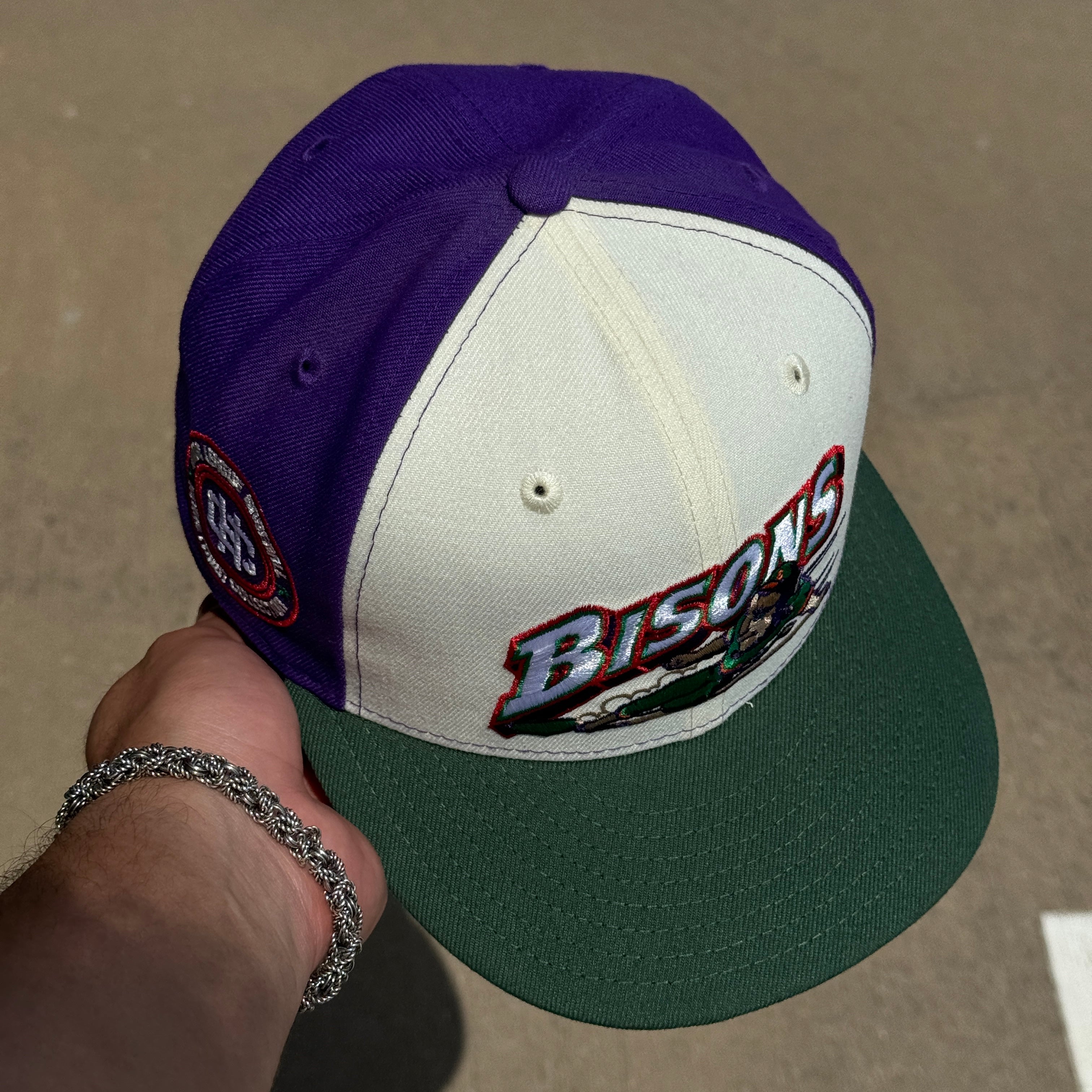 USED Multicolor Buffalo Bisons Hometown Collection 59fifty New Era Fitted Hat Cap