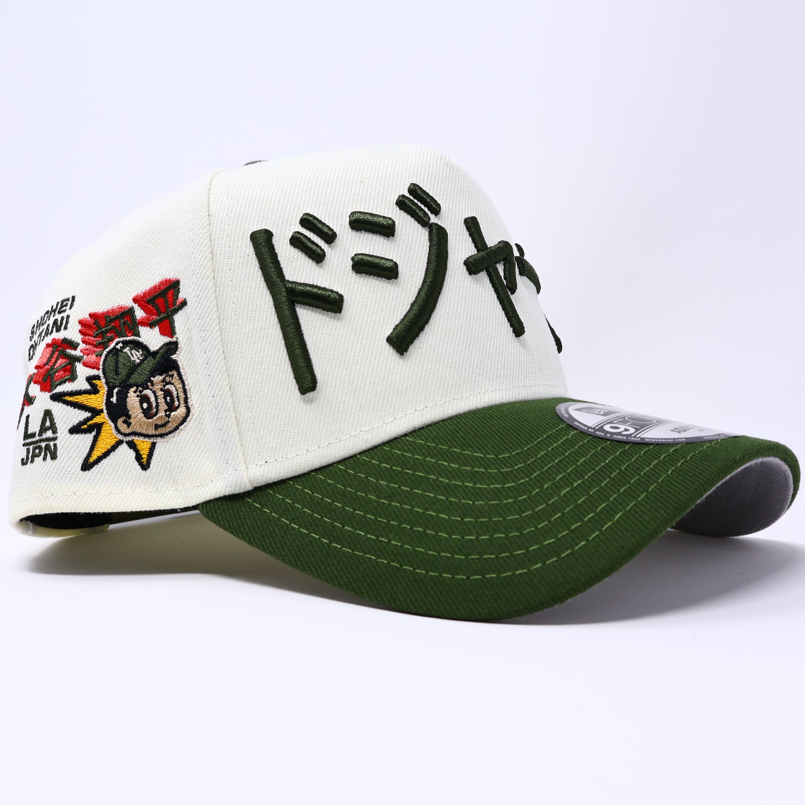 NEW Chrome Los Angeles Dodgers Kanji Shohei Ohtani 9Forty New Era Adjustable Snapback Hat