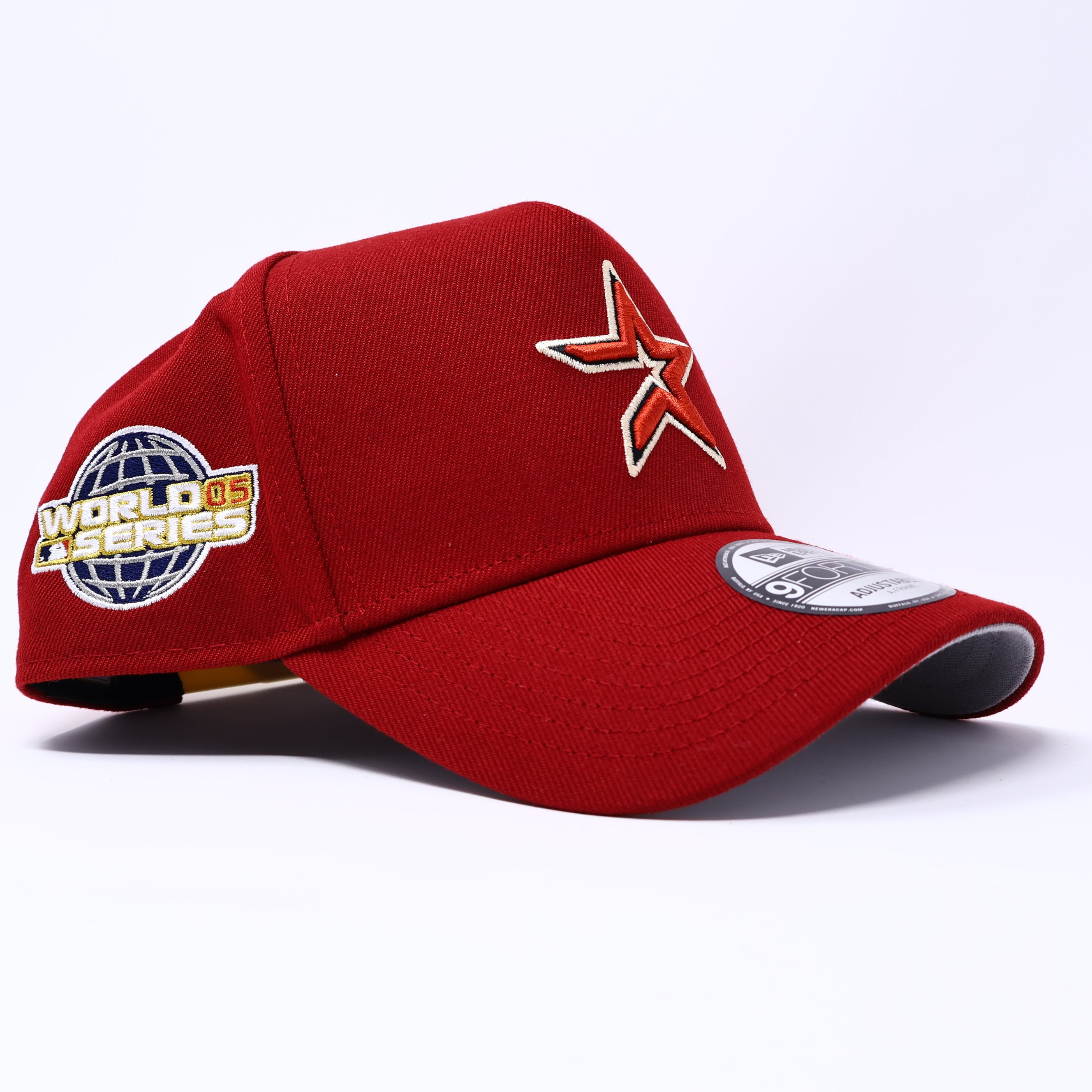 NWT Red Houston Astros 2005 World Series New Era 9Forty Adjustable Hat