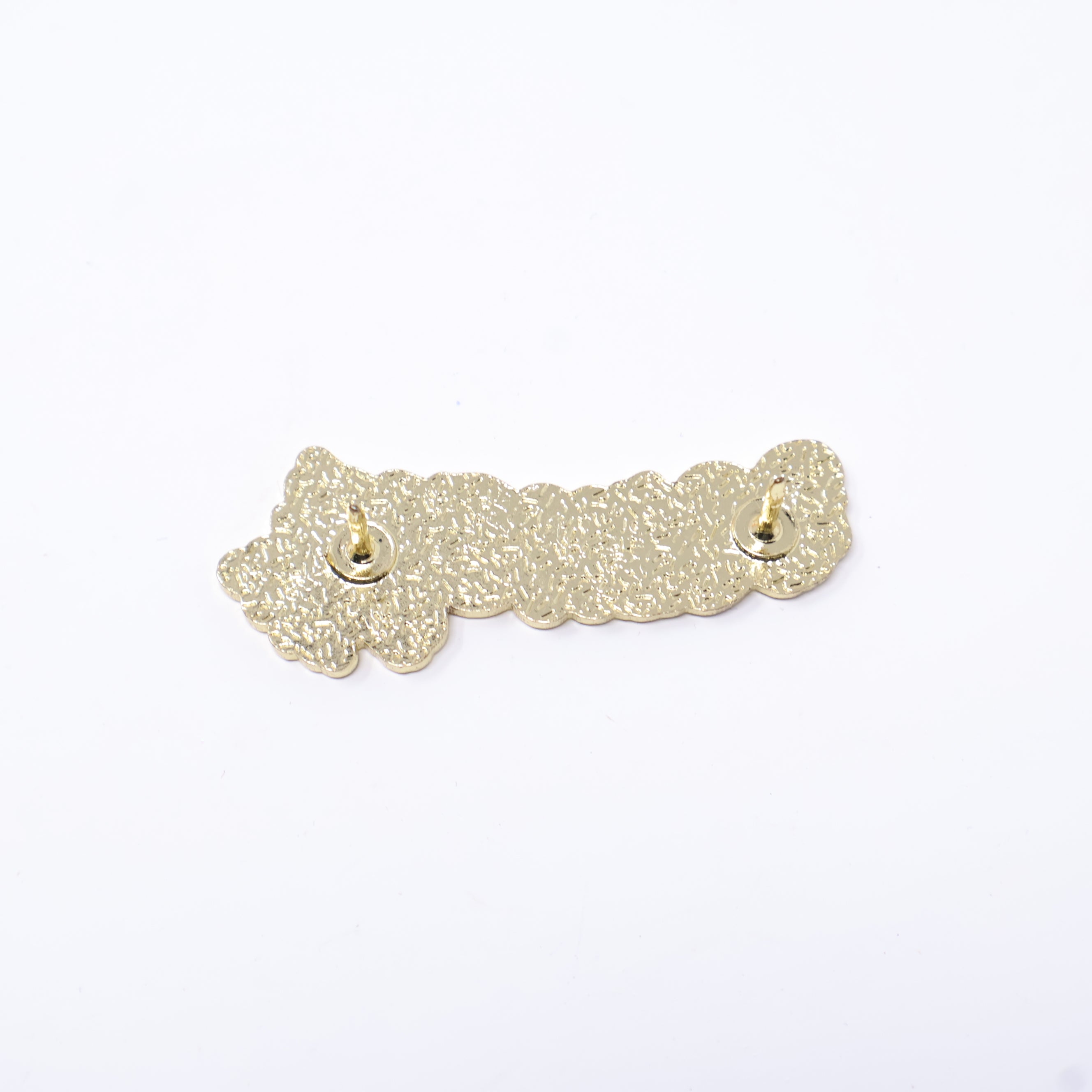 Blue Lioness Script Pin