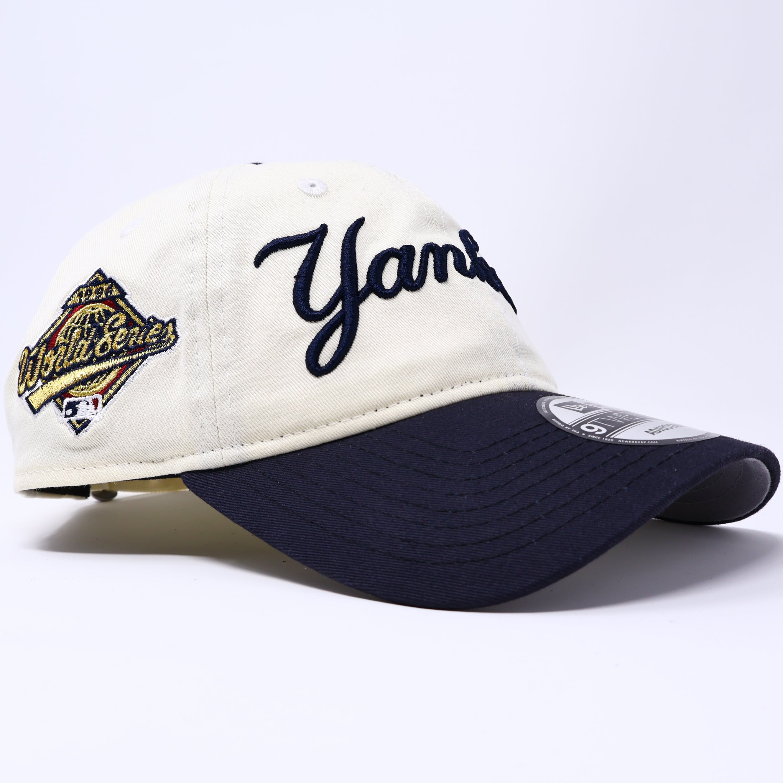NWT Chrome New York Yankees 1999 World Series 9Twenty New Era Adjustable Snapback Hat 6 Panel