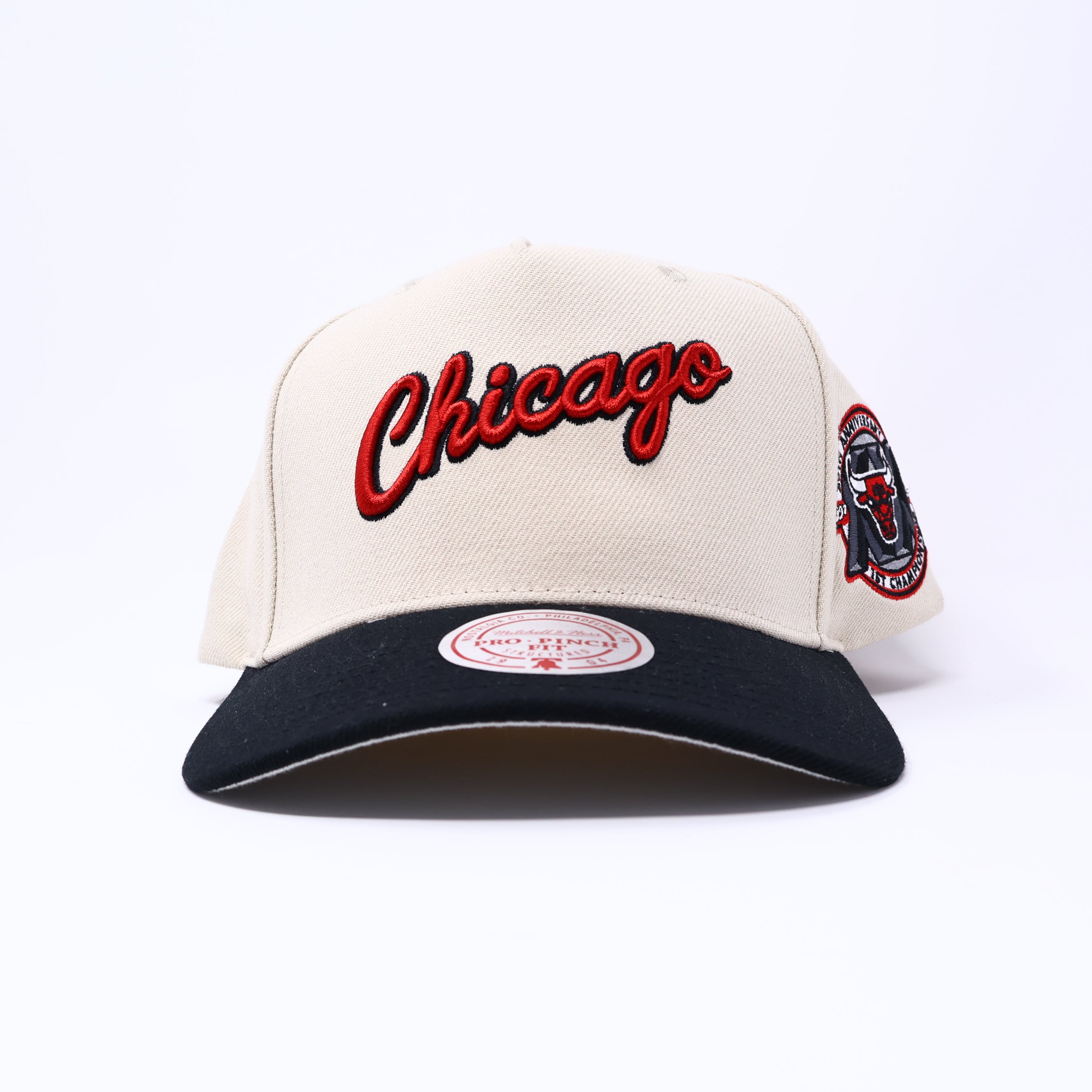 NEW Stone Chicago Bulls 20th Anniversary NBA Mitchell & Ness Adjustable Snapback Hat