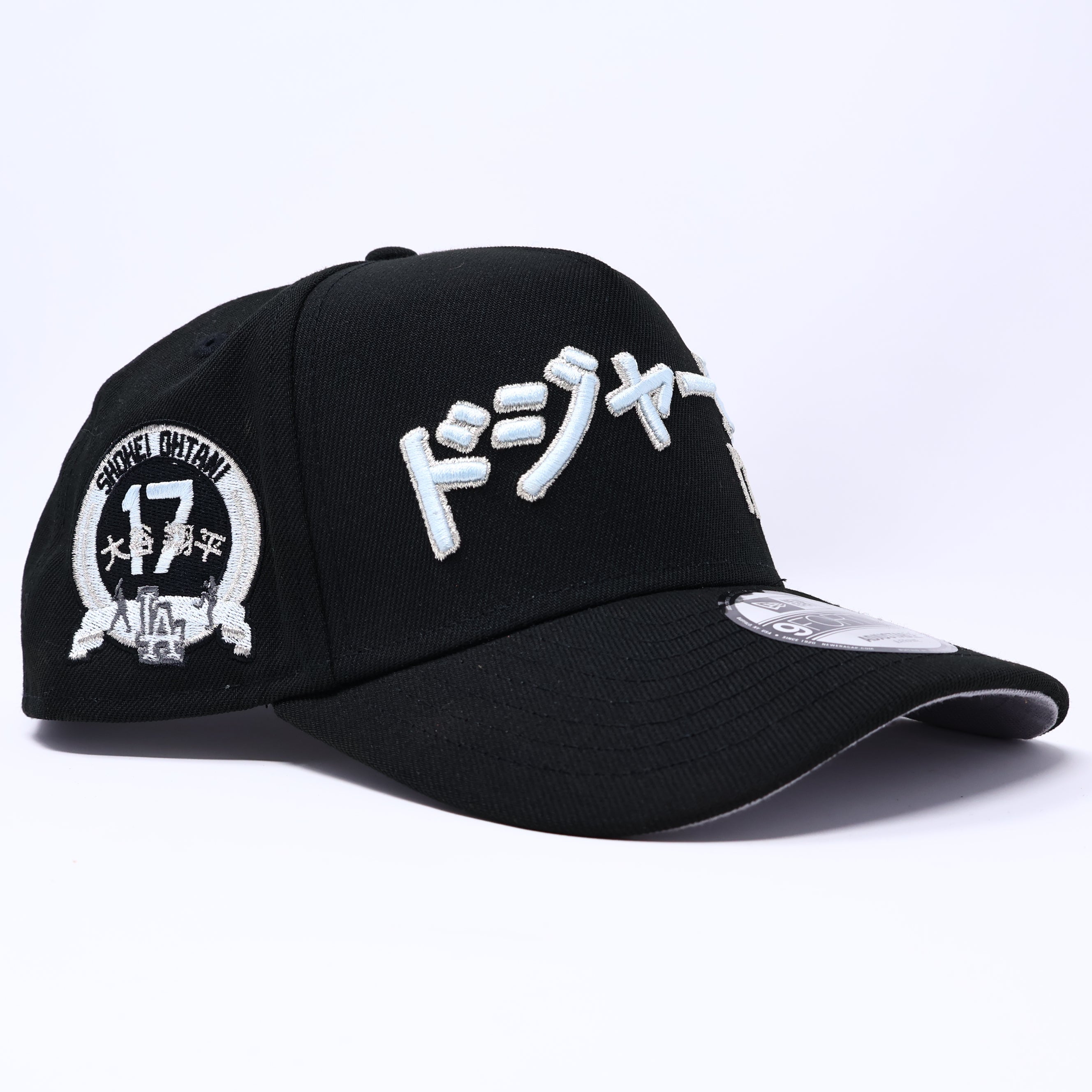 NWT Black Los Angeles Dodgers Shohei Ohtani 9Forty New Era Adjustable Snapback Hat 5 Panel