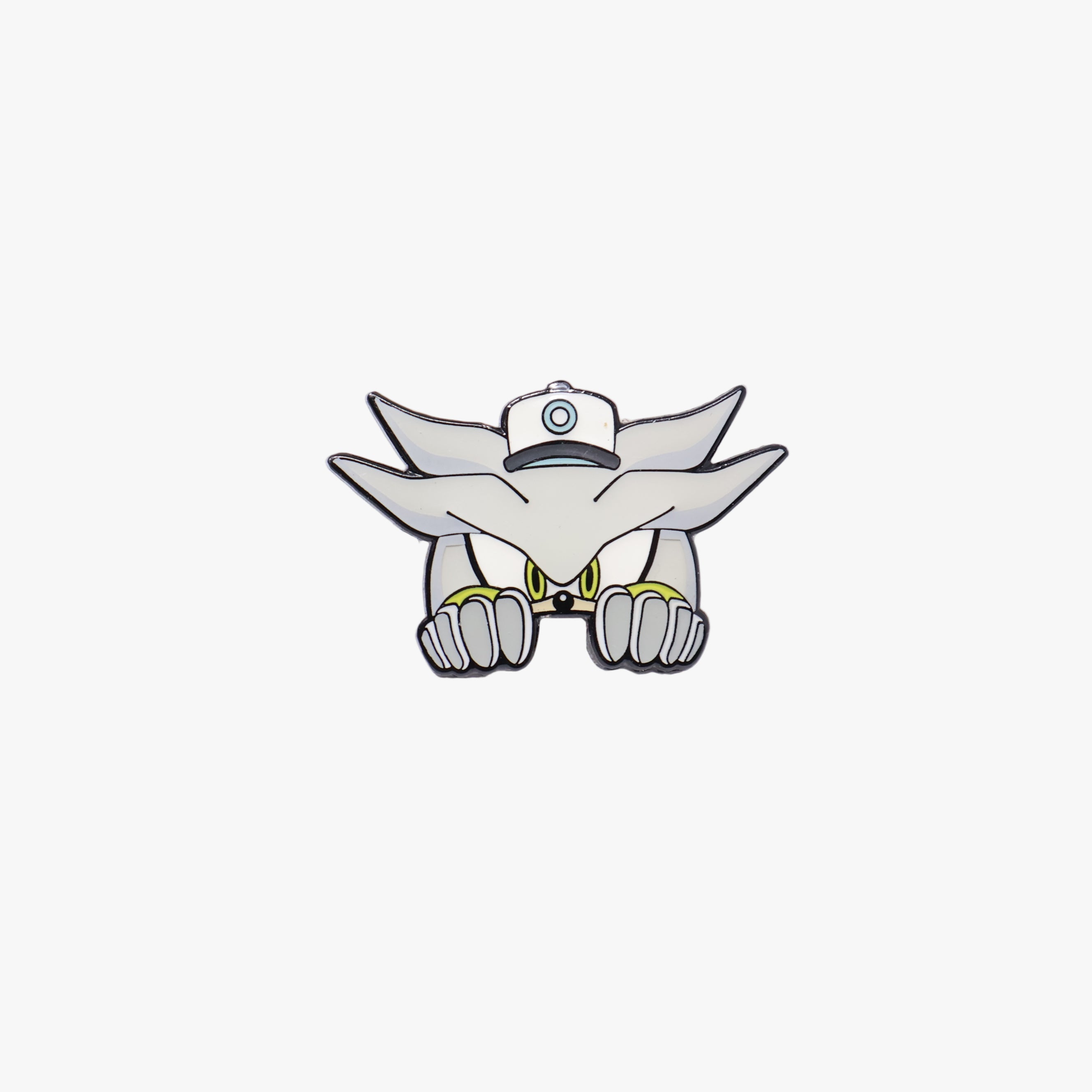 Gray OG Silver Peeker Pin