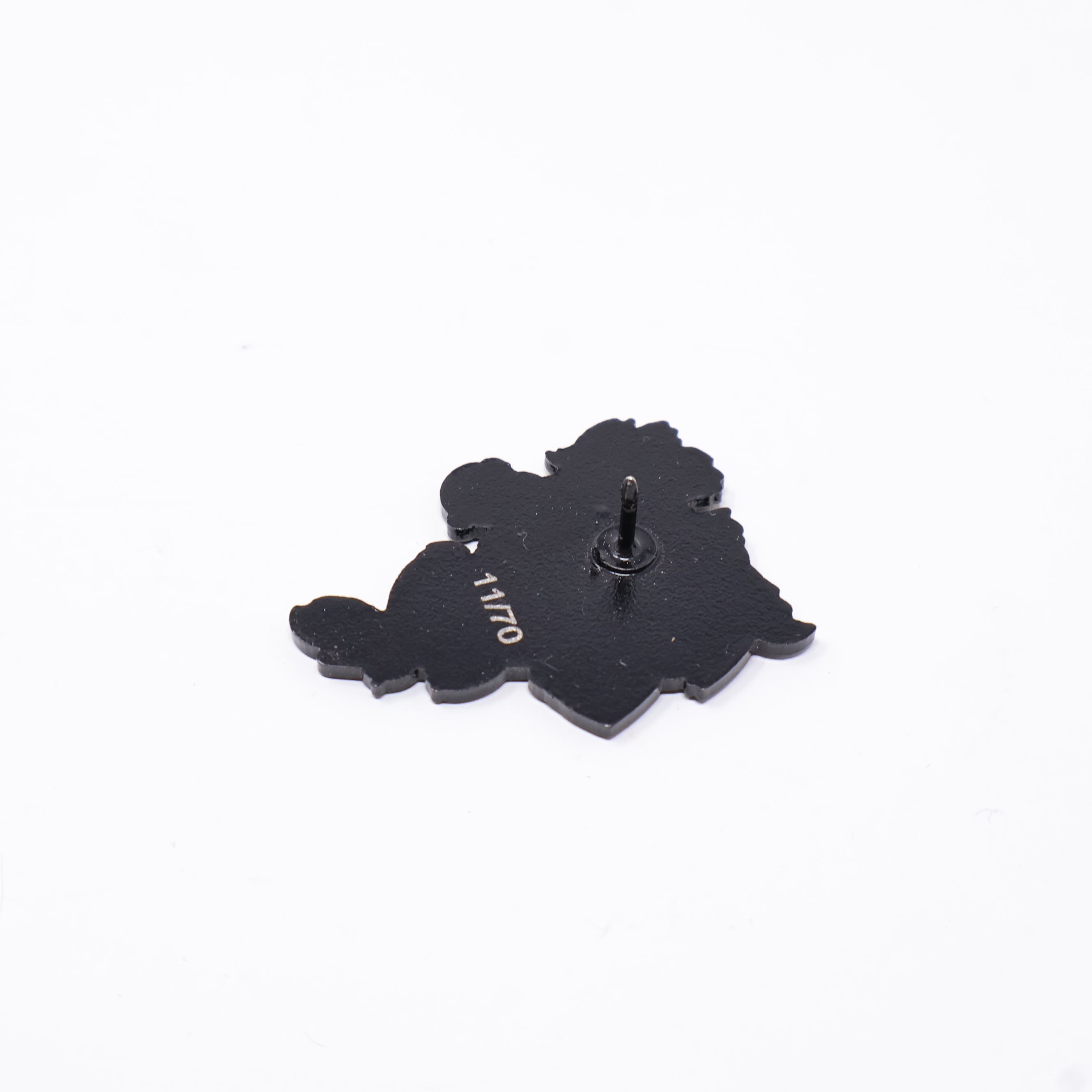 Orange Red Tiger Fighting Graphic Pin