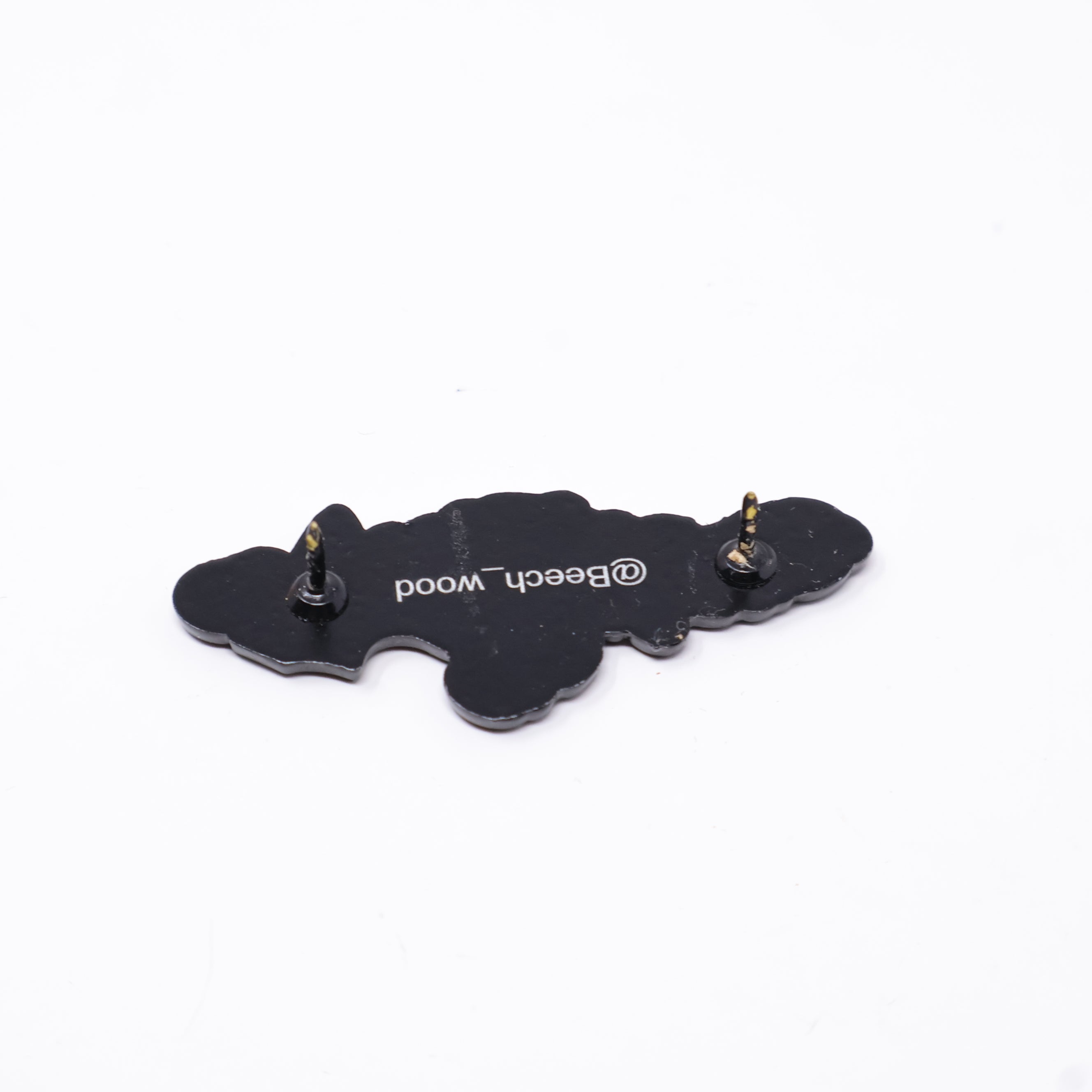 White The Brim Adventures Script Pin