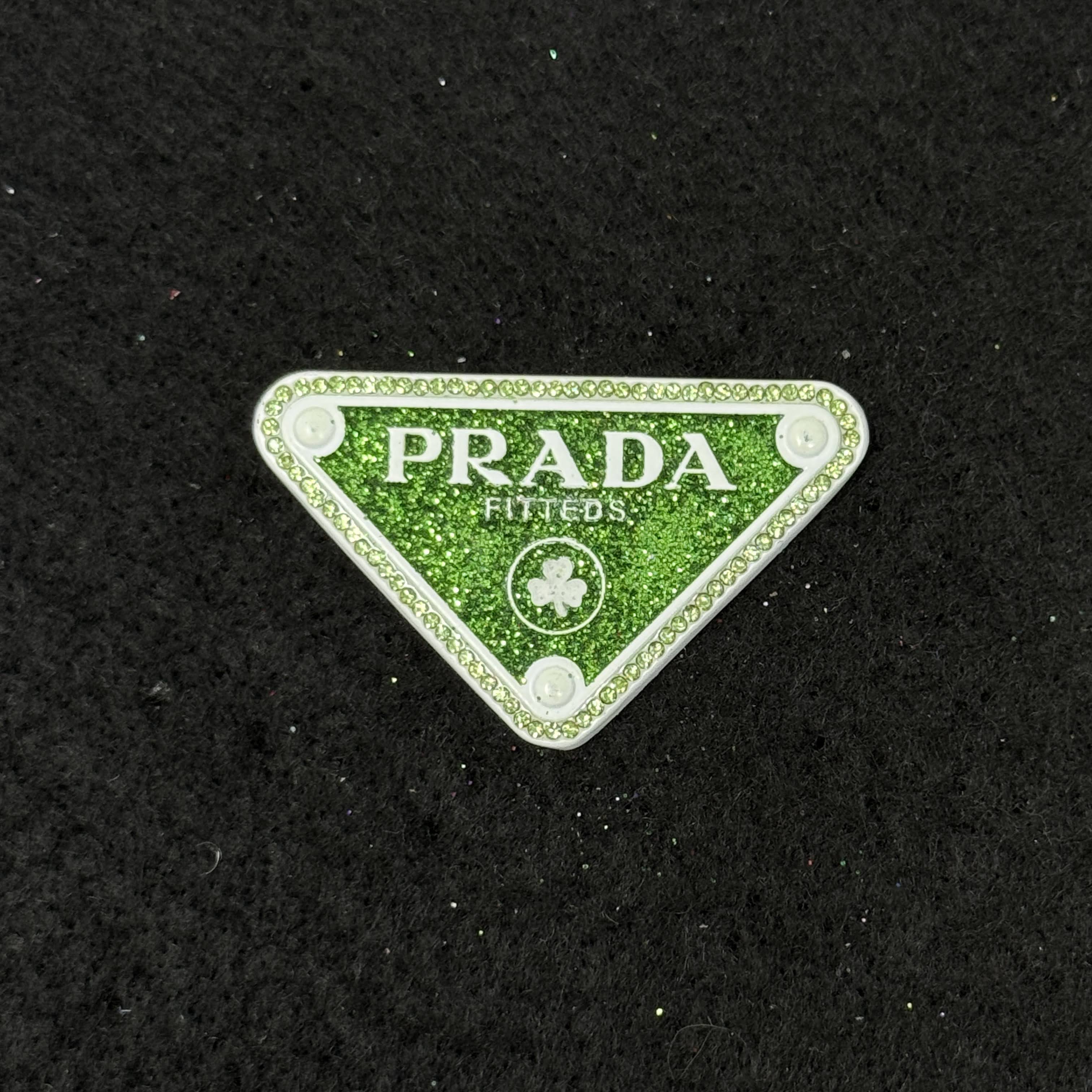 Green Clover Designer Inspired Graphic Pin