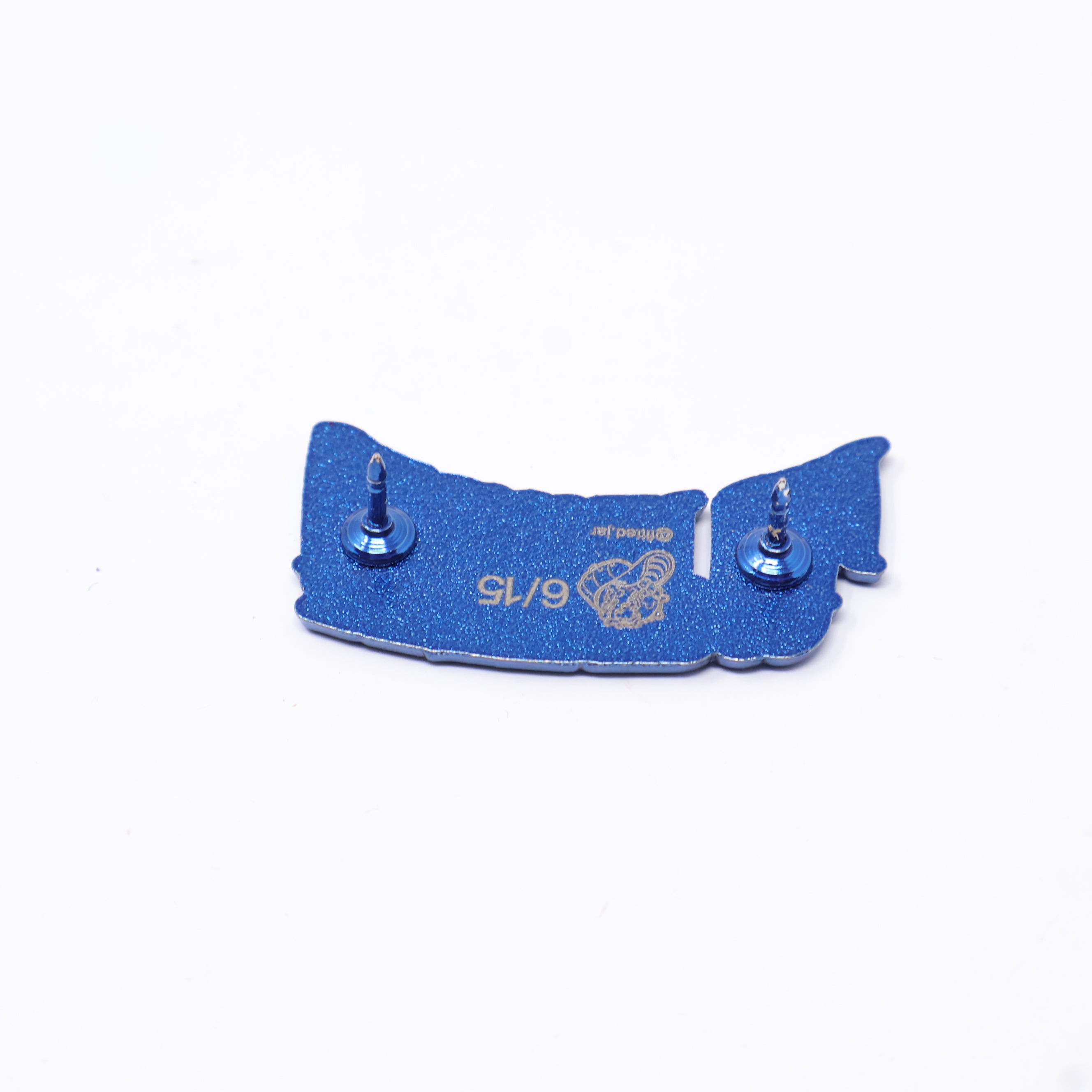 GRATEFUL Blue Script Pin