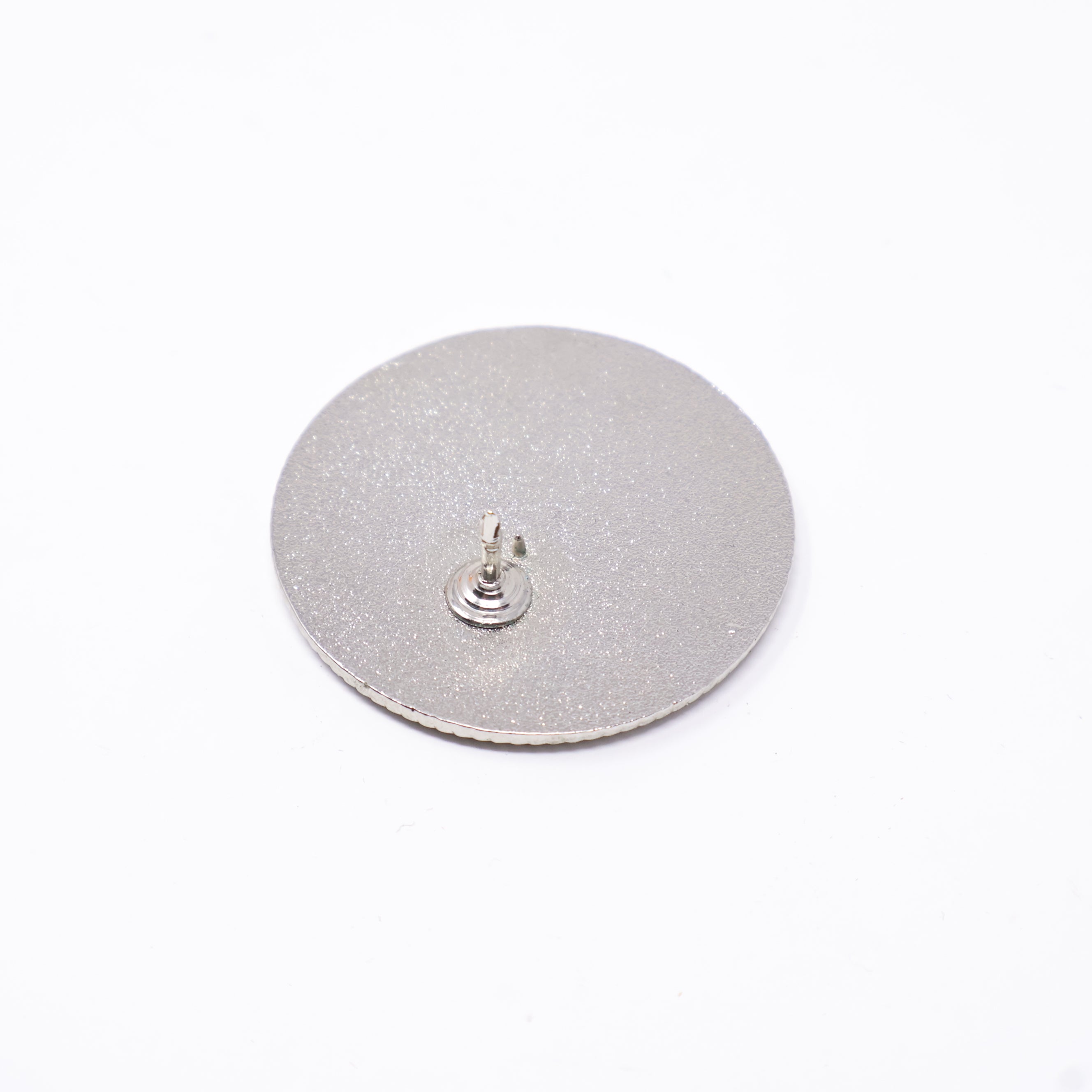 Silver Blue Train Houston Coin Pin