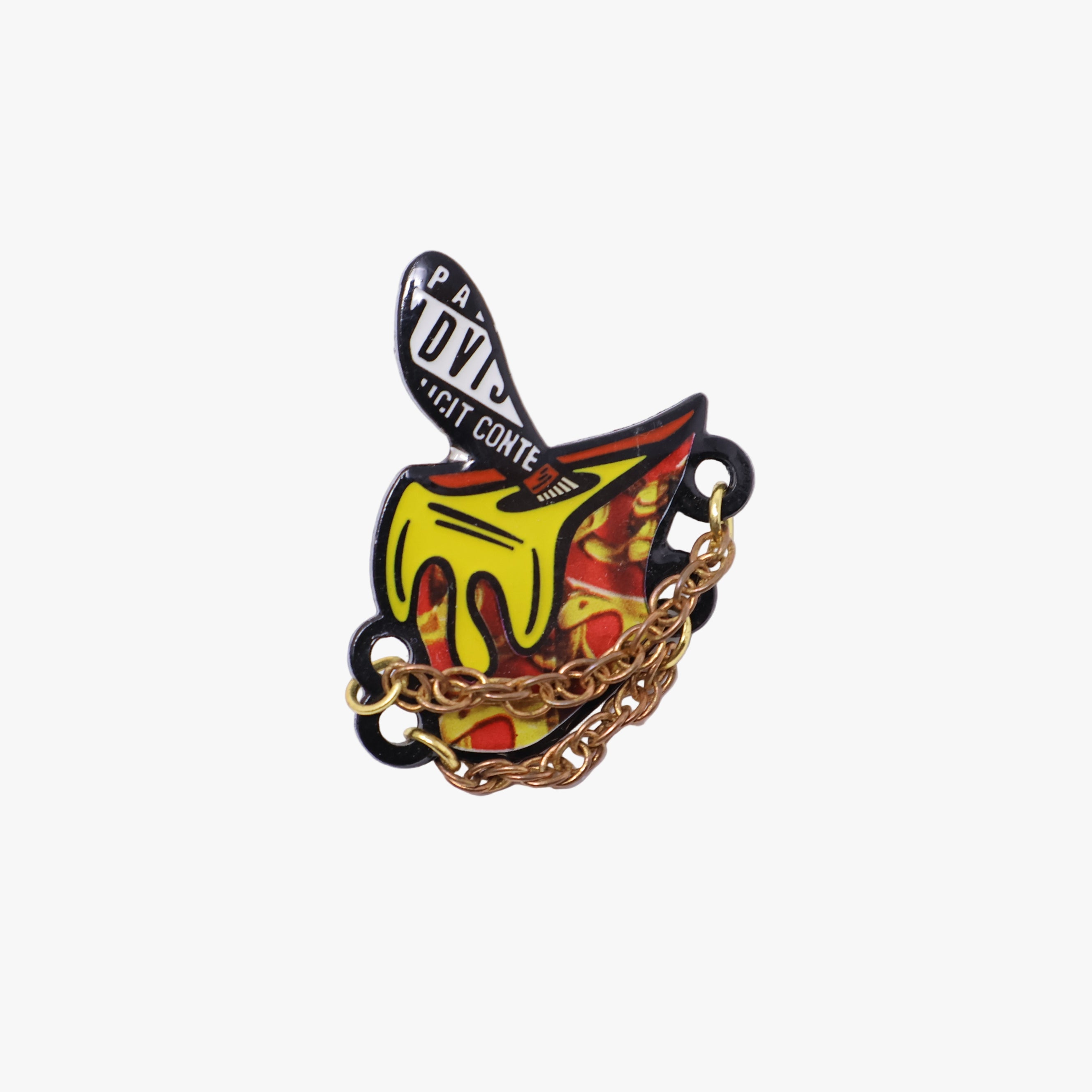 UmbrellaHeights Yellow Red Versace Graphic Pin