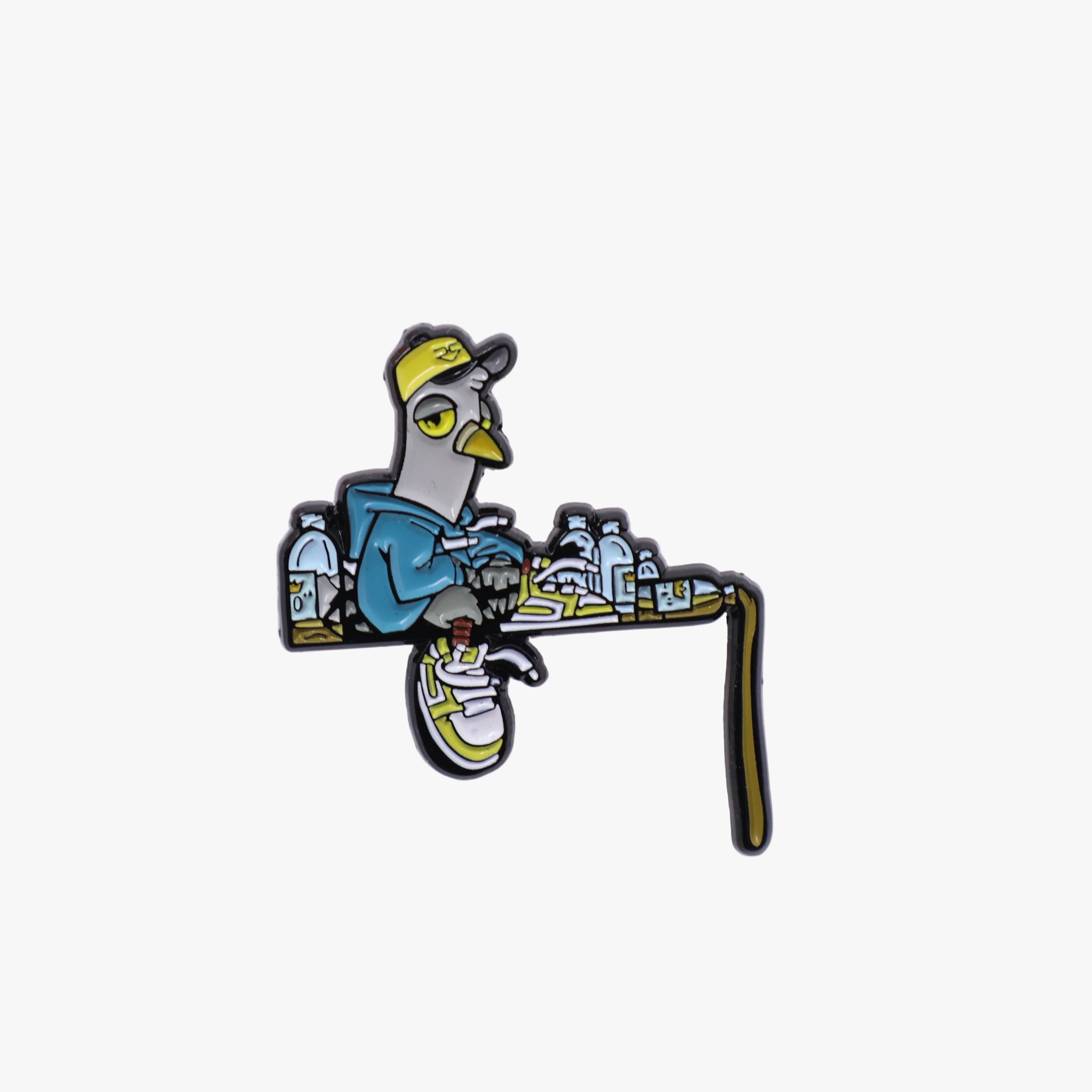 Blue Pigeon MLB Logo Pin