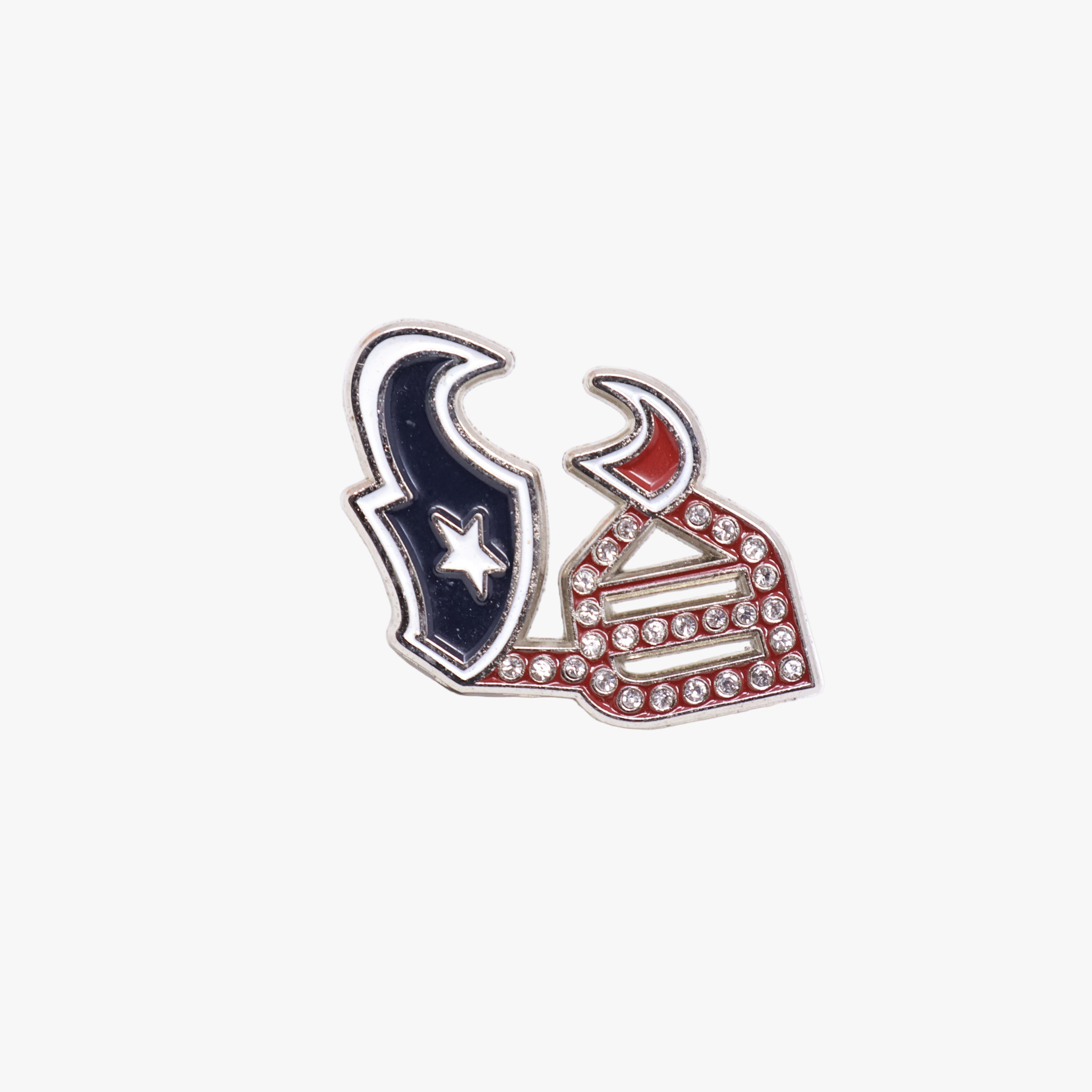 Houston Texans CZ Graphic Pin