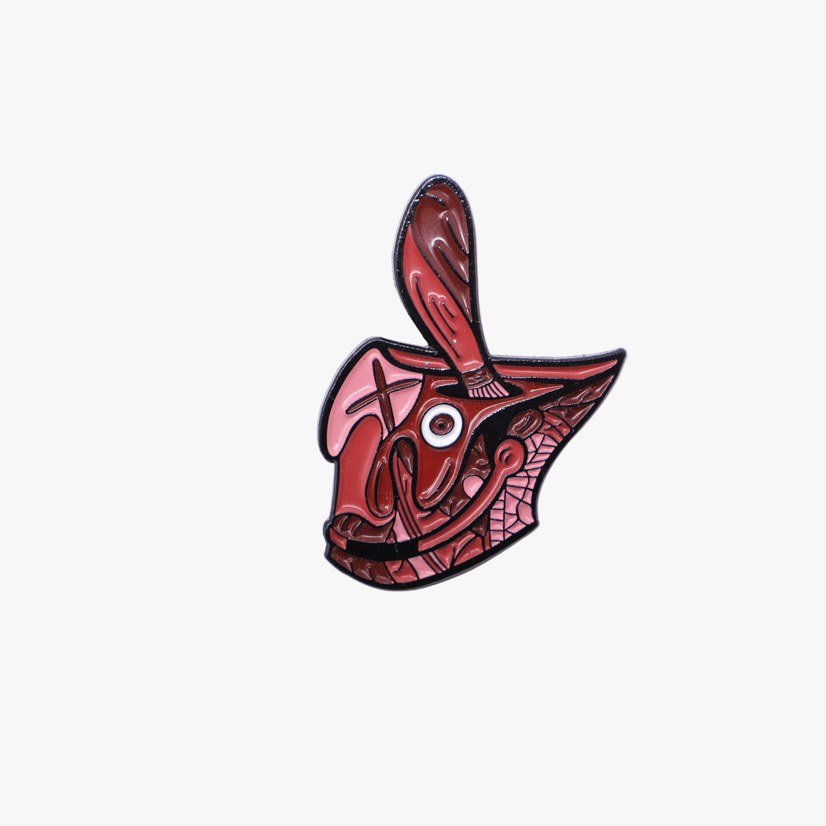 UmbrellaHeights Red Kaws Paint Bucket Graphic Pin