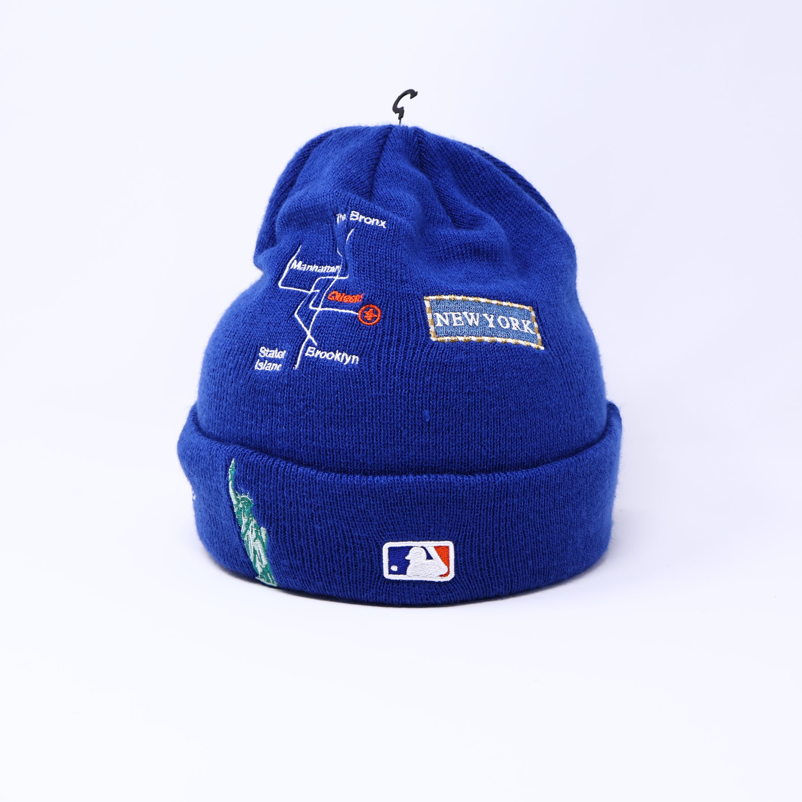 NWT Blue MLB New York Mets New Era Unisex Mens Womens Ski Cap Warm Knit