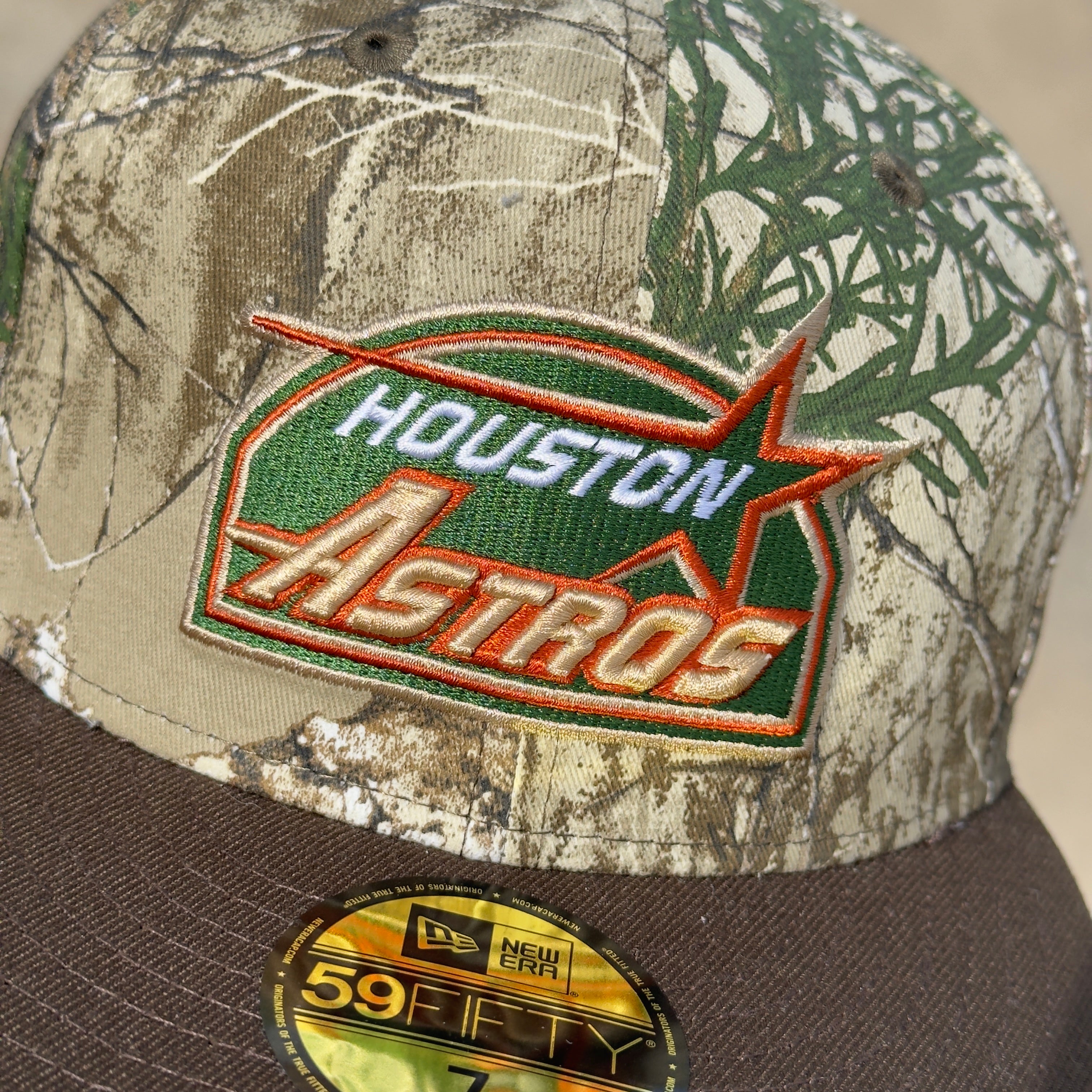 Camo Realtree Houston Astros Celebrating 40 Years 59fifty New Era Fitted Cap Hat