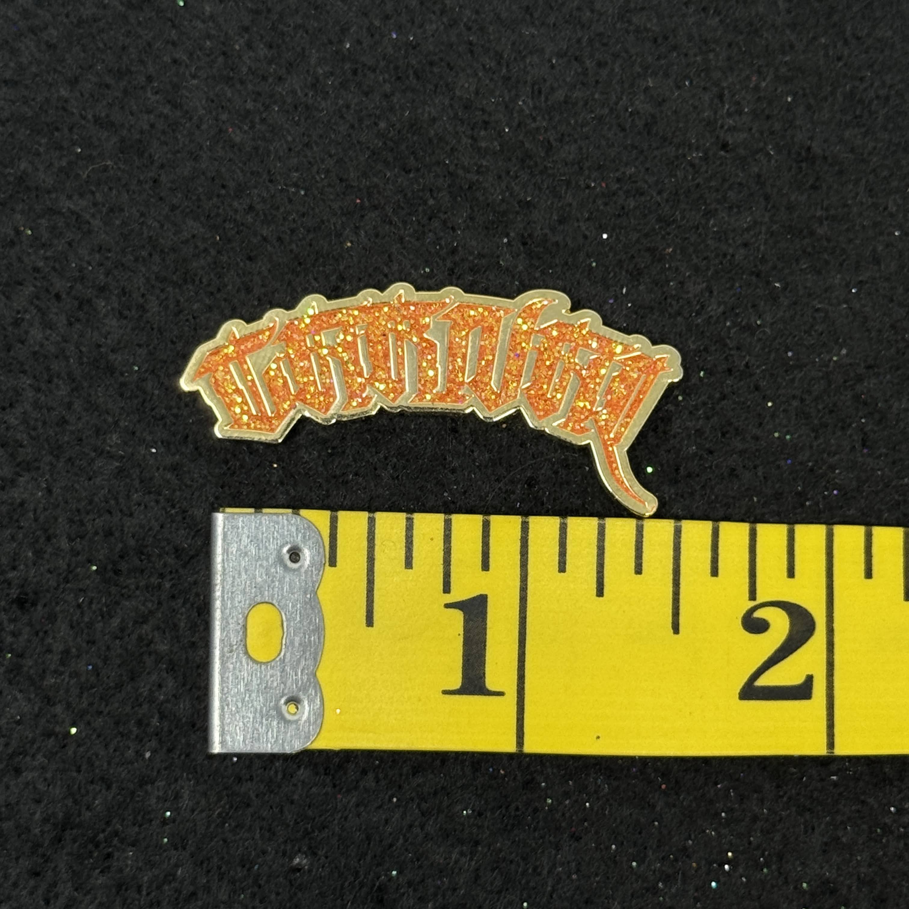 Grinch Christmas "CARNAL" Script Pin