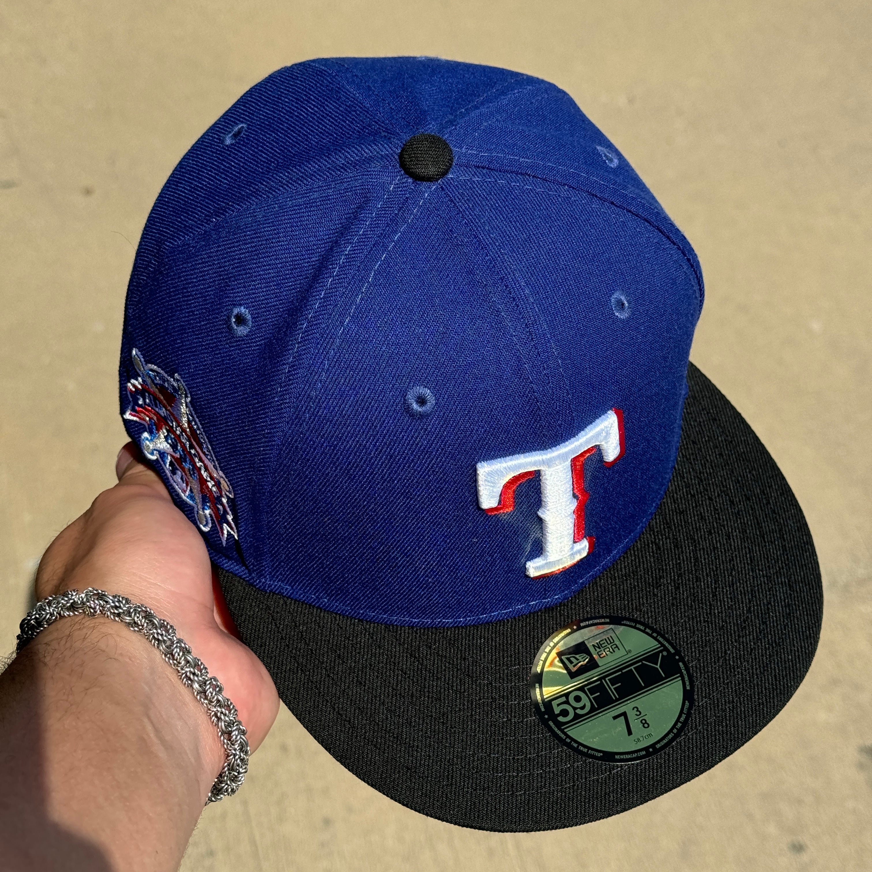 NEW Blue Dallas Texas Rangers 1995 All Star Game 59fifty New Era Fitted Hat Cap