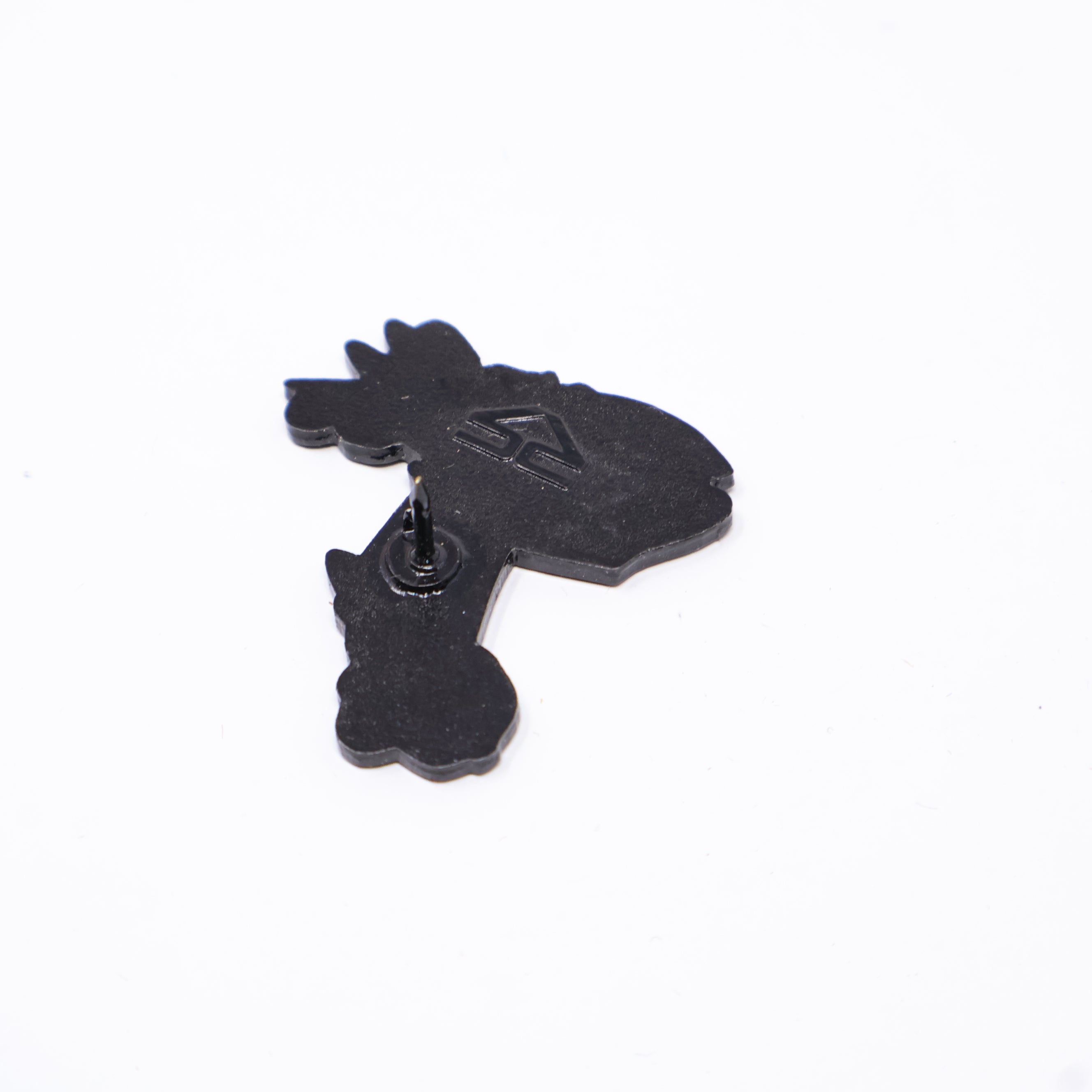 Red Resting Pigeon Graphic Pin