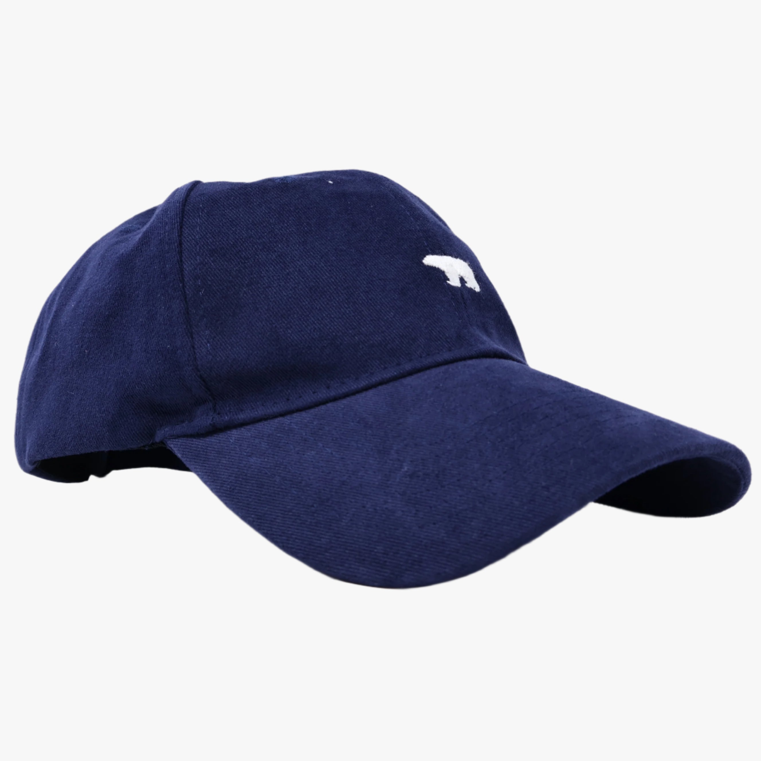 Cute Embroidered Bear Hat Simple Baseball Cap Adjustable Dad Soft