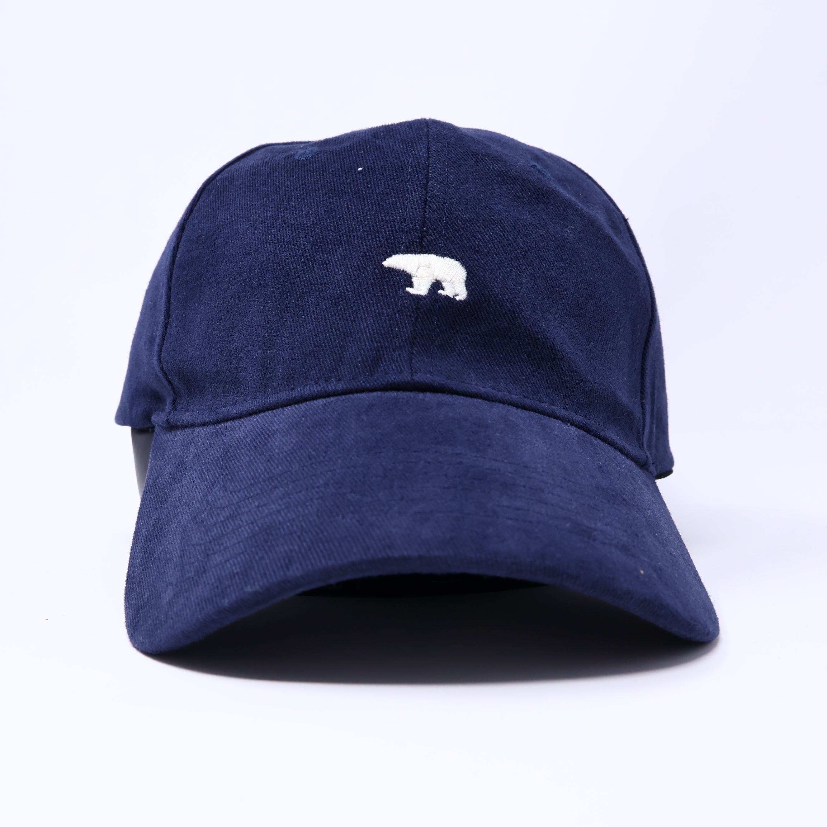 Cute Embroidered Bear Hat Simple Baseball Cap Adjustable Dad Soft