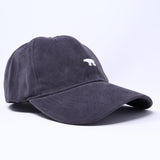 Cute Embroidered Bear Hat Simple Baseball Cap Adjustable Dad Soft