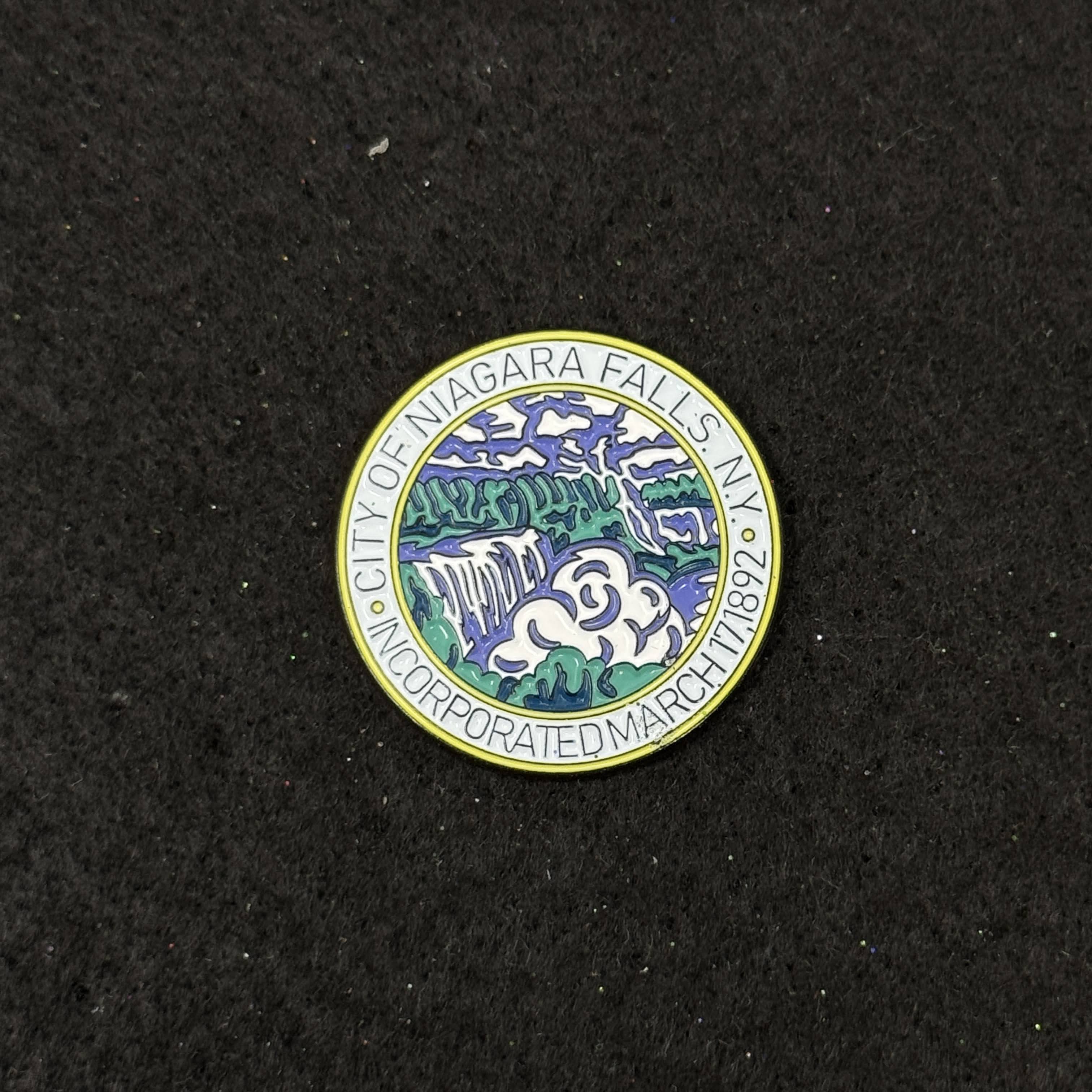 City of Niagara Falls Coin Pin